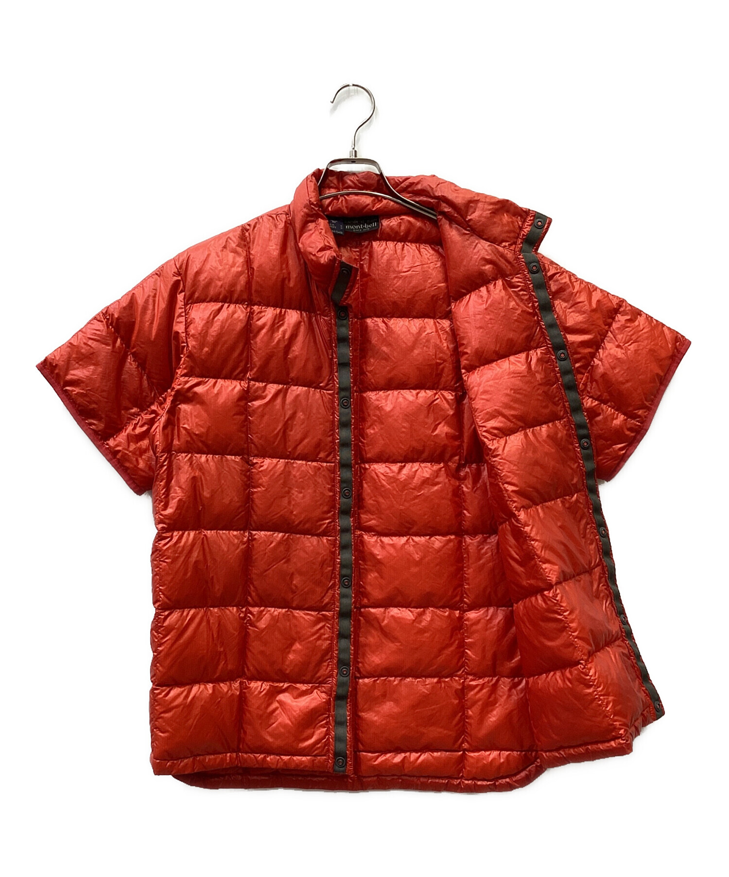 中古・古着通販】mont-bell (モンベル) ダウンジャケット レッド 