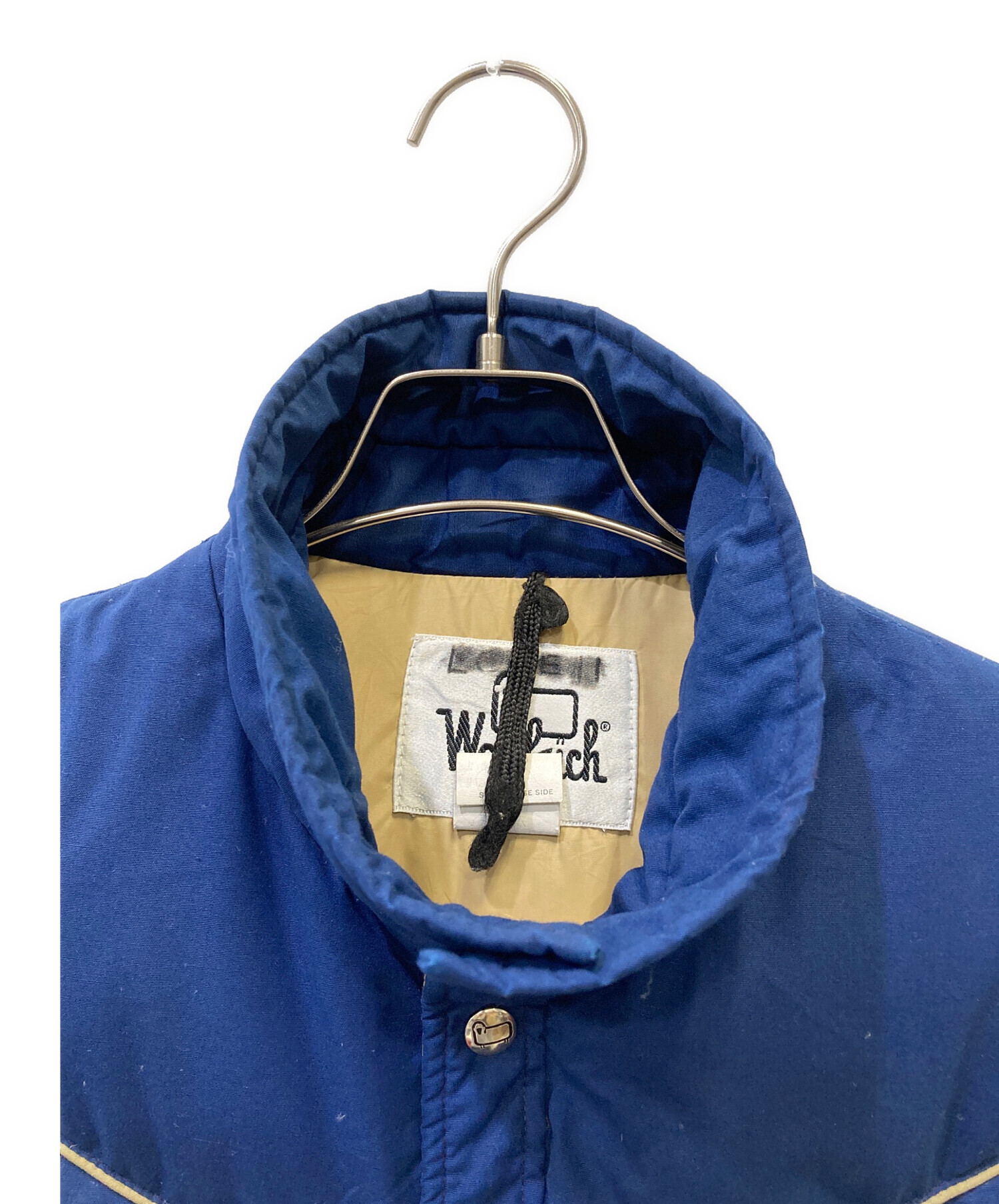 中古・古着通販】WOOLRICH (ウールリッチ) ダウンベスト ネイビー