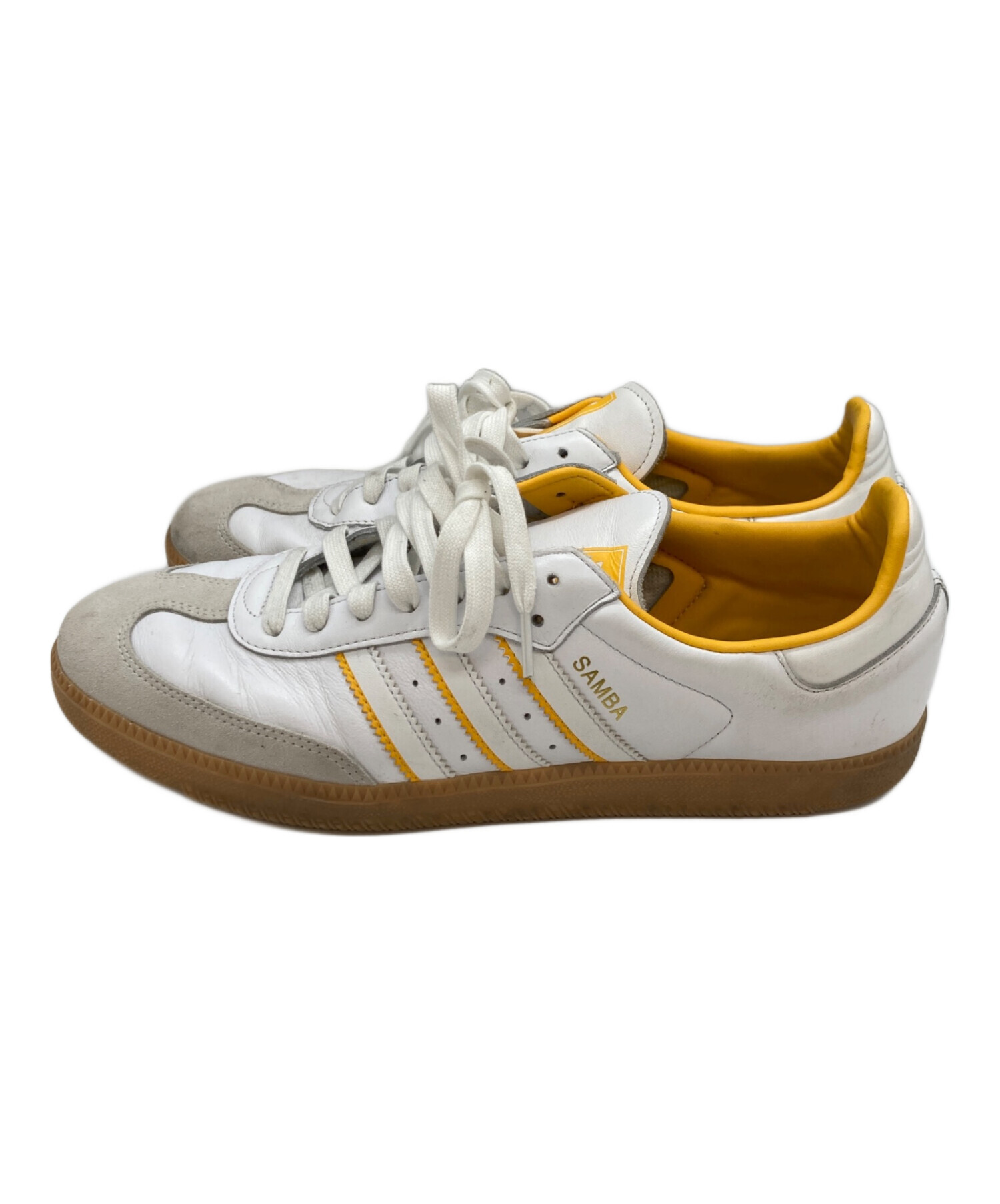 中古・古着通販】adidas (アディダス) スニーカー ホワイト×イエロー