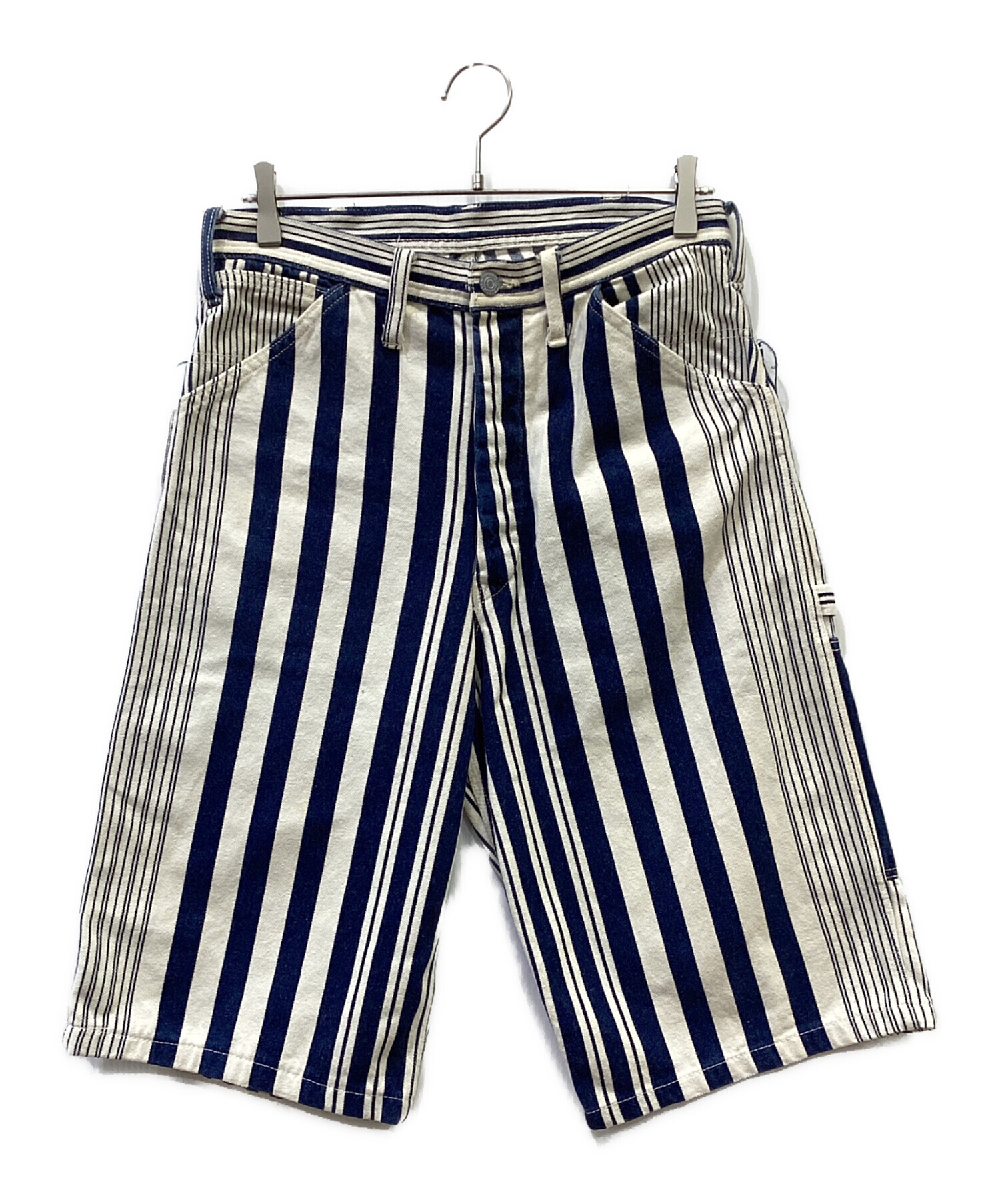 人気　evisu エヴィス　ハーフパンツ 中古・古着通販】EVISU (エヴィス) ハーフパンツ ヒッコリー サイズ