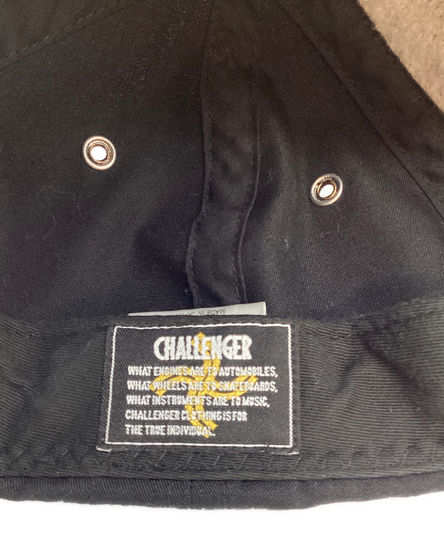 中古・古着通販】CHALLENGER (チャレンジャー) キャップ ブラック