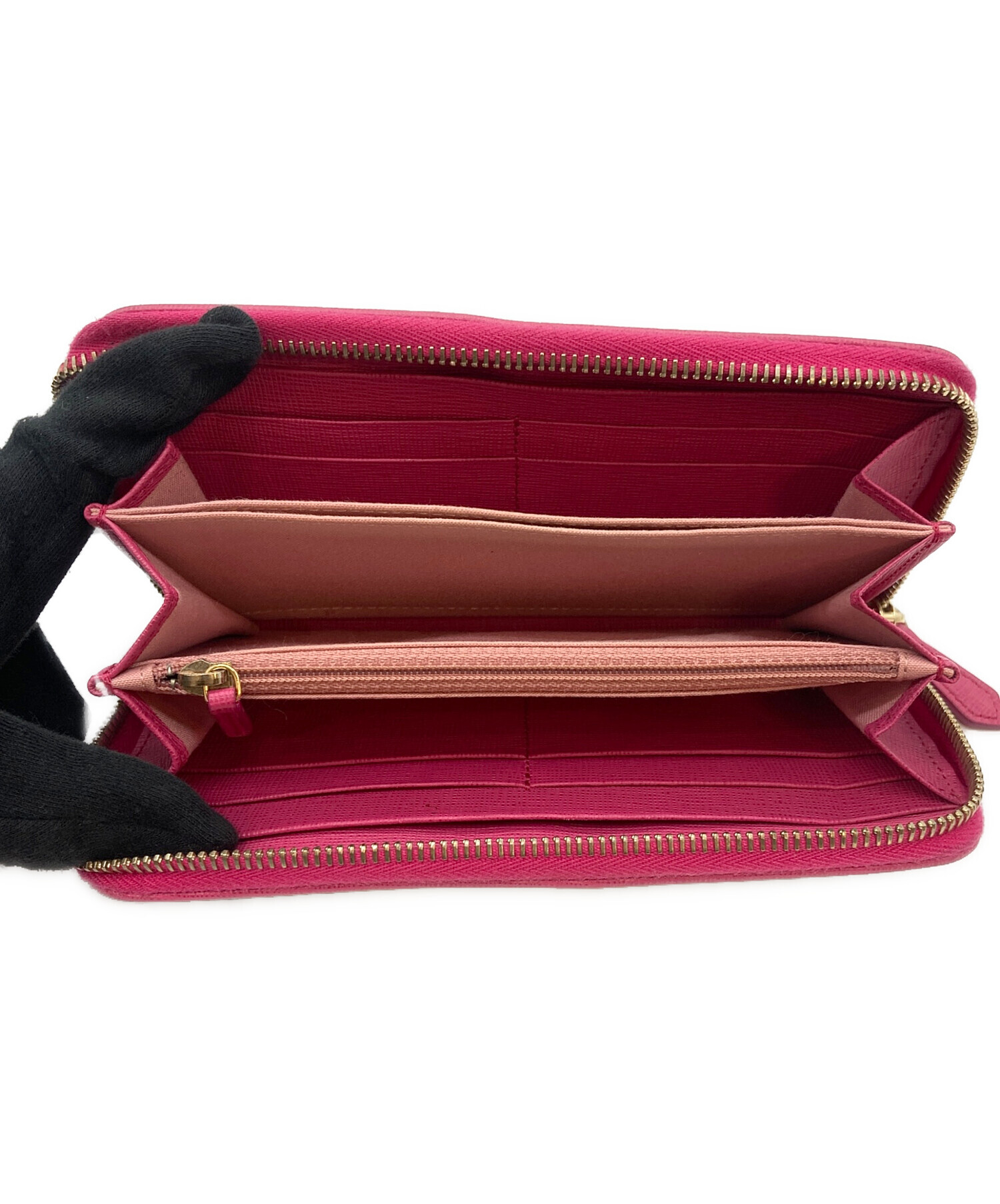 中古・古着通販】FENDI (フェンディ) 財布 ブラウン×ピンク｜ブランド