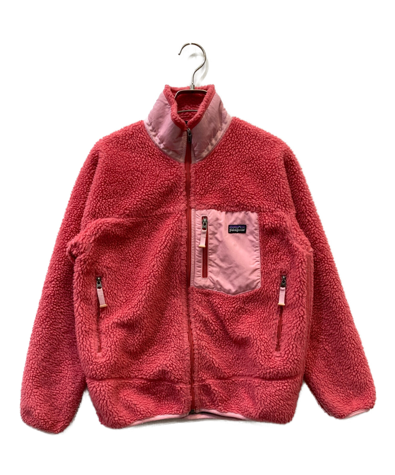 【美品】patagonia　子ども用スキーウェア　ピンク　5Tサイズ 中古・古着通販】Patagonia (パタゴニア) キッズレトロX ピンク サイズ