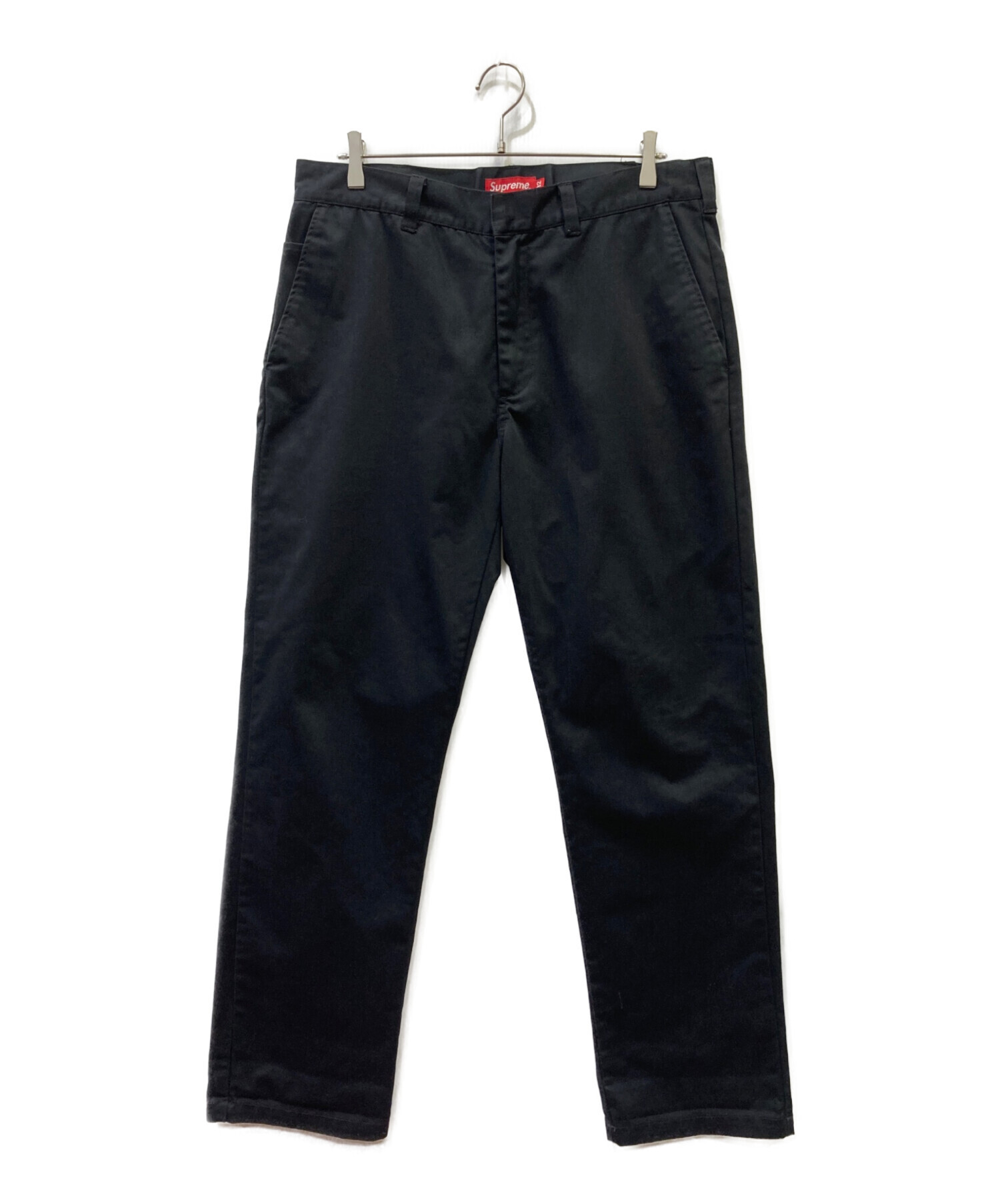 中古・古着通販】SUPREME (シュプリーム) チノパン ブラック サイズ:32
