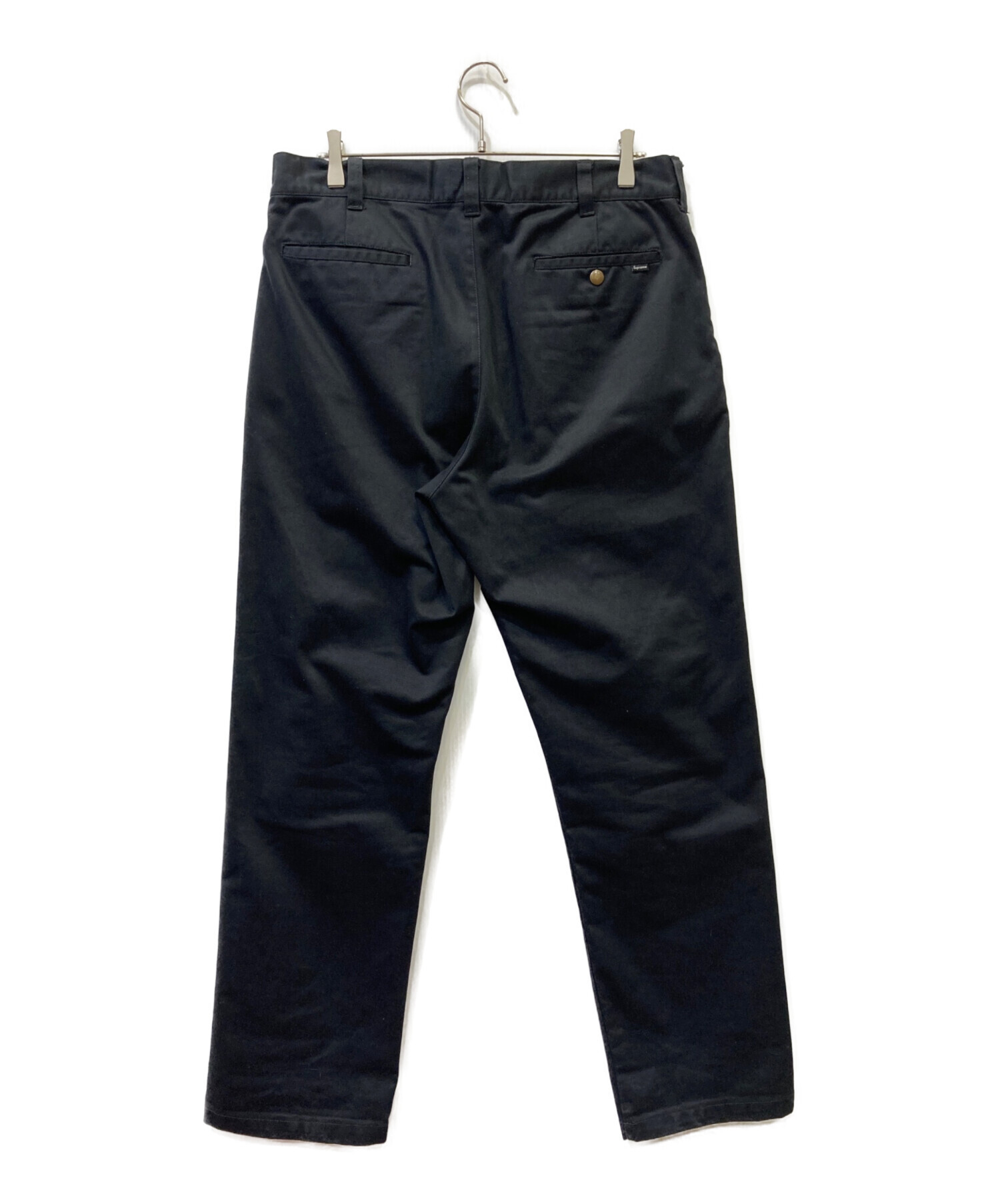 中古・古着通販】SUPREME (シュプリーム) チノパン ブラック サイズ:32