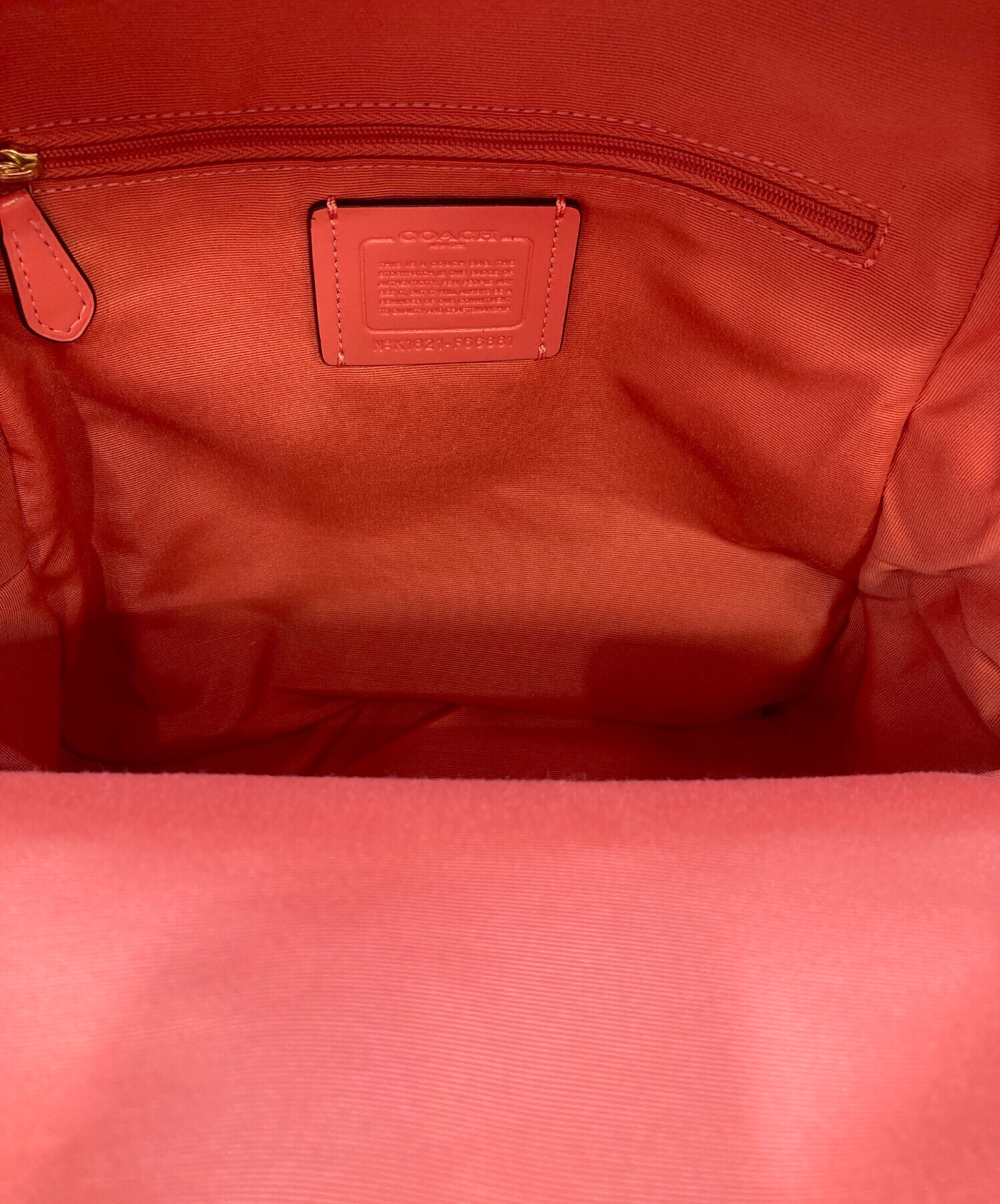 中古・古着通販】COACH (コーチ) リュック ベージュ×ピンク｜ブランド