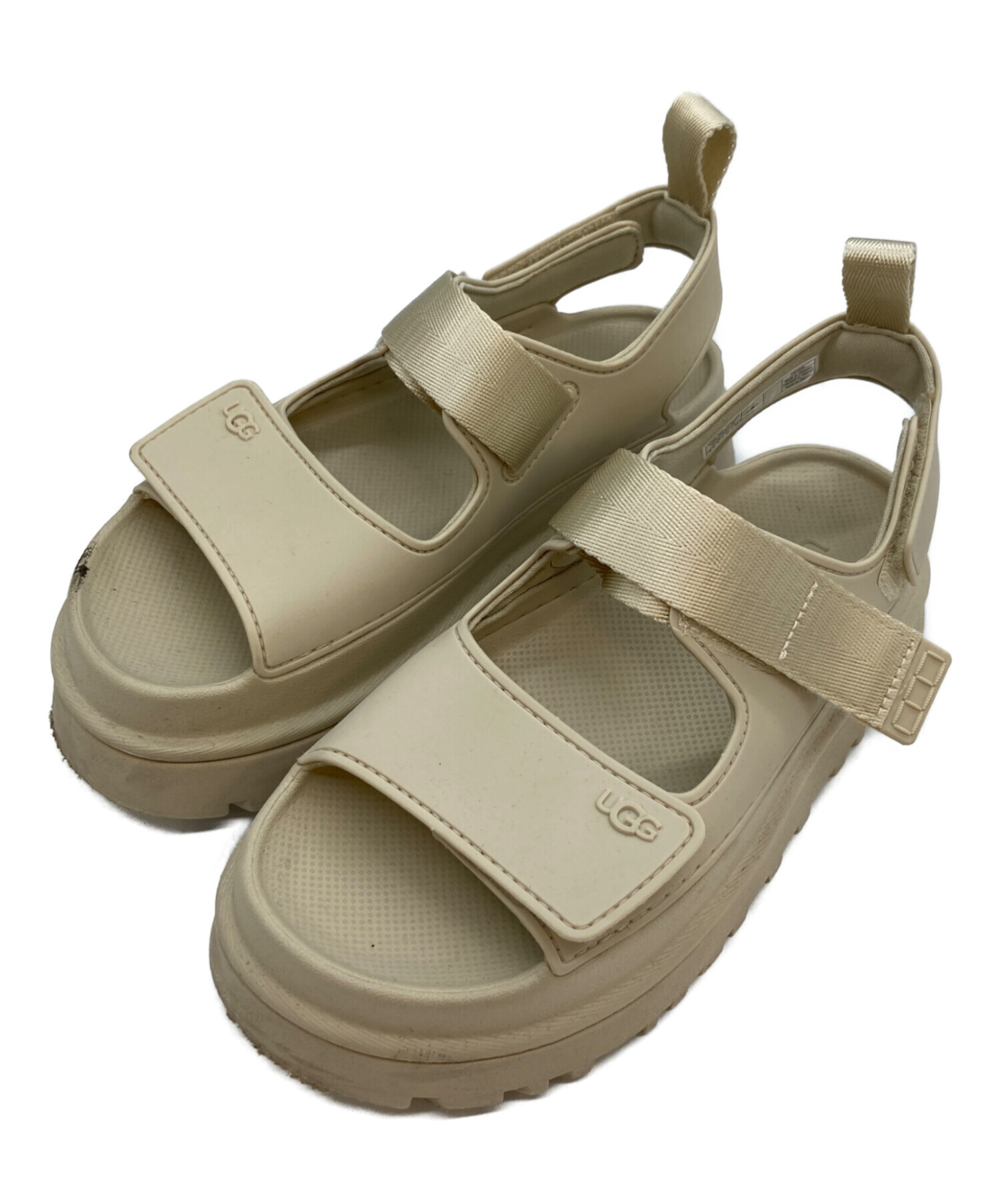 中古・古着通販】UGG (アグ) サンダル ベージュ サイズ:23㎝｜ブランド