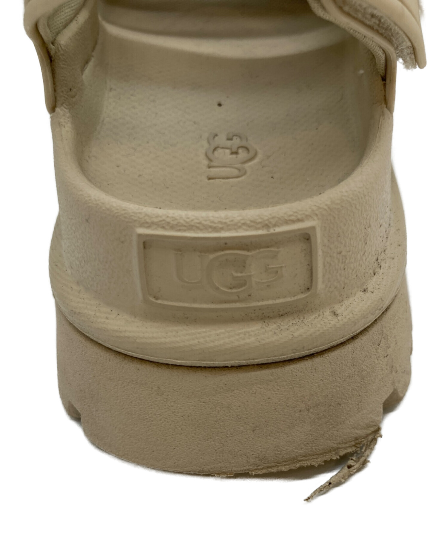 中古・古着通販】UGG (アグ) サンダル ベージュ サイズ:23㎝｜ブランド