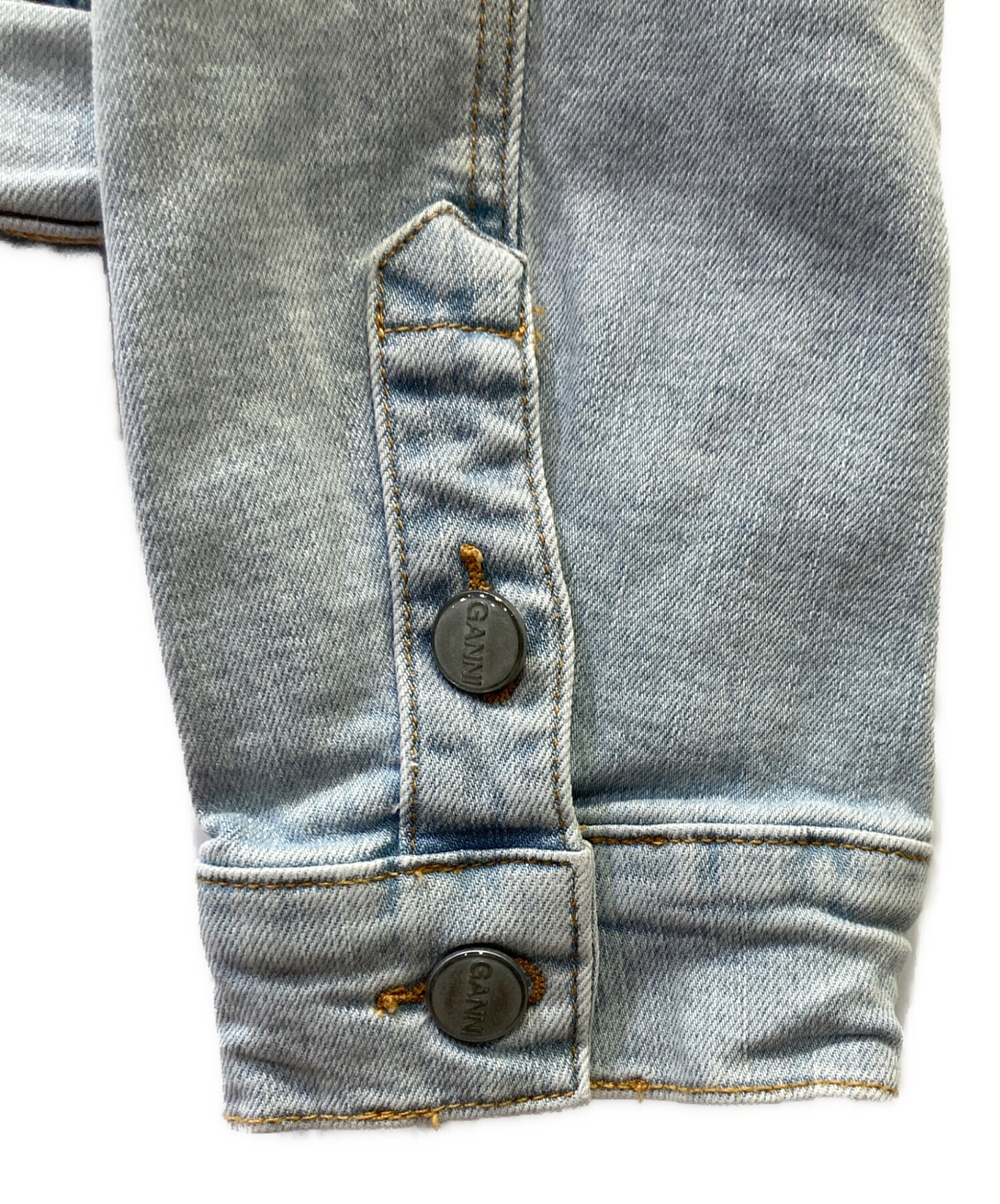 中古・古着通販】GANNI (ガニー) デニムジャケット スカイブルー 