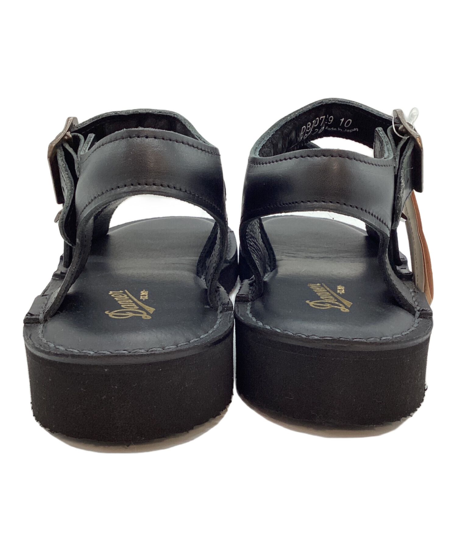 【美品】ダナー ピトック ブラック ストラップ サンダル レザー ビブラム 27 中古・古着通販】Danner (ダナー) ピトック ストラップ サンダル