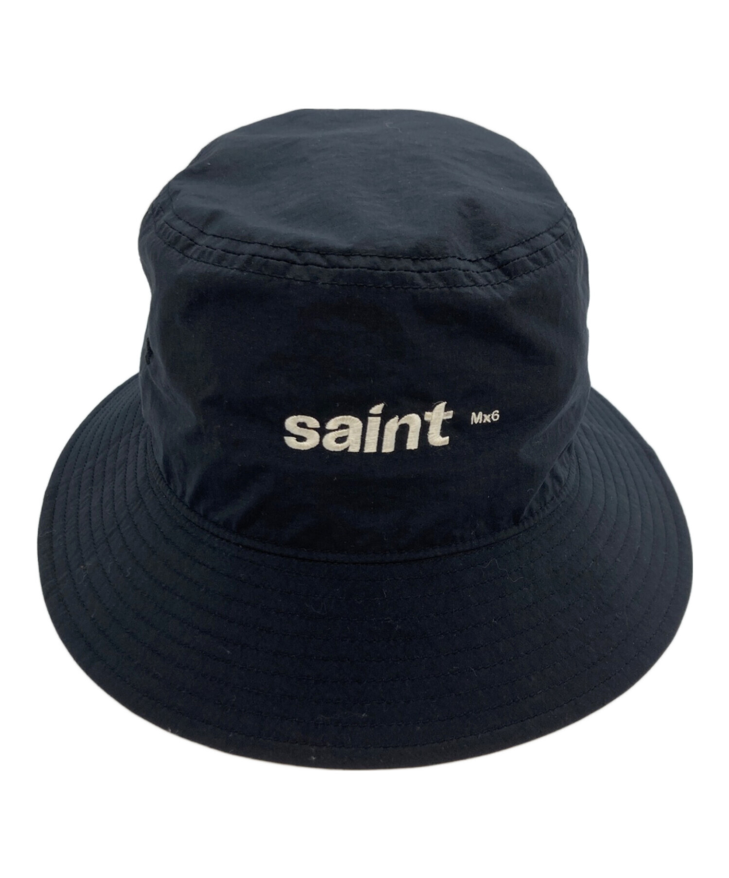 SAINT MICHAEL セントマイケルハット　ブラック 黒　ONE SIZE 中古・古着通販】SAINT Mxxxxxx (セントマイケル) ハット ブラック