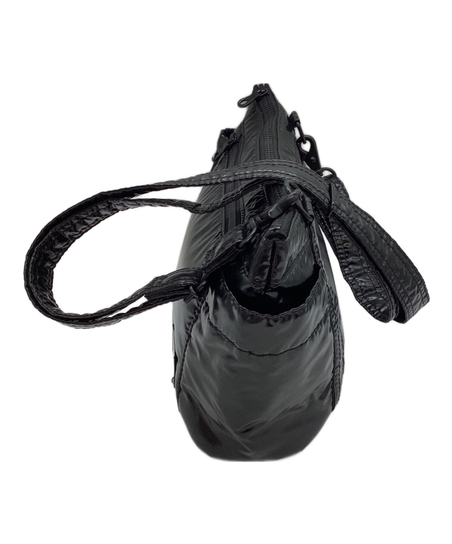 中古・古着通販】PORTER (ポーター) ショルダーバッグ ブラック 