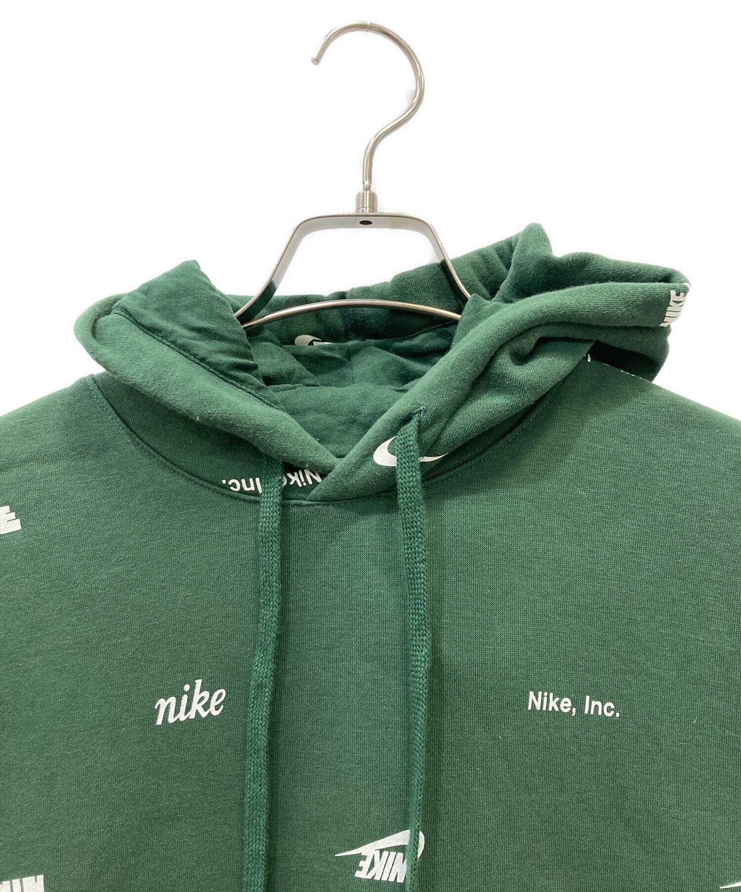 中古・古着通販】NIKE (ナイキ) パーカー グリーン サイズ:M｜ブランド