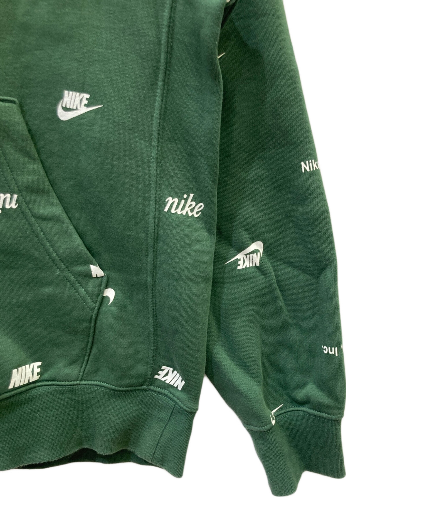 中古・古着通販】NIKE (ナイキ) パーカー グリーン サイズ:M｜ブランド