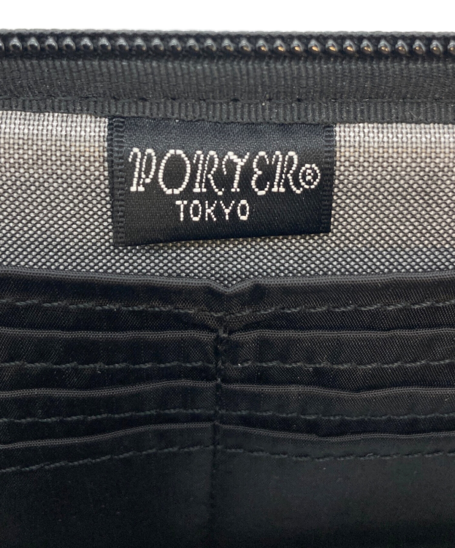 中古・古着通販】PORTER (ポーター) 長財布 ブラック｜ブランド・古着