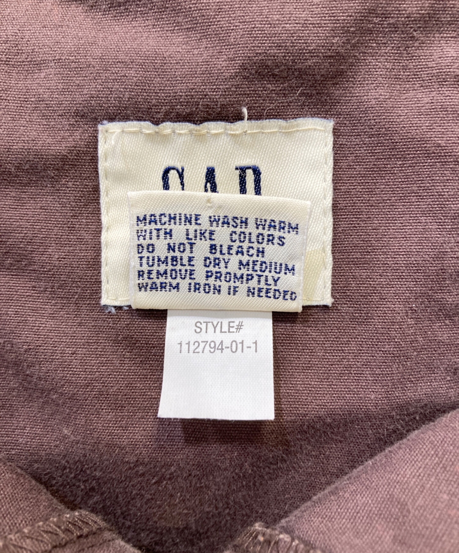 中古・古着通販】OLD GAP (オールドギャップ) コットンアノラック