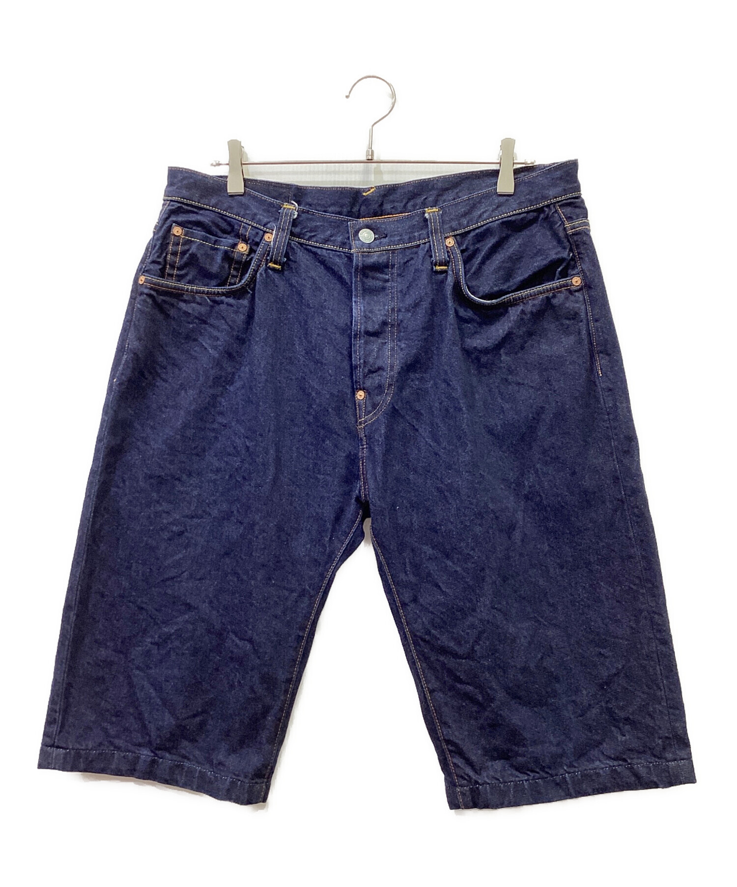 中古・古着通販】EVISU (エヴィス) デニムハーフパンツ インディゴ