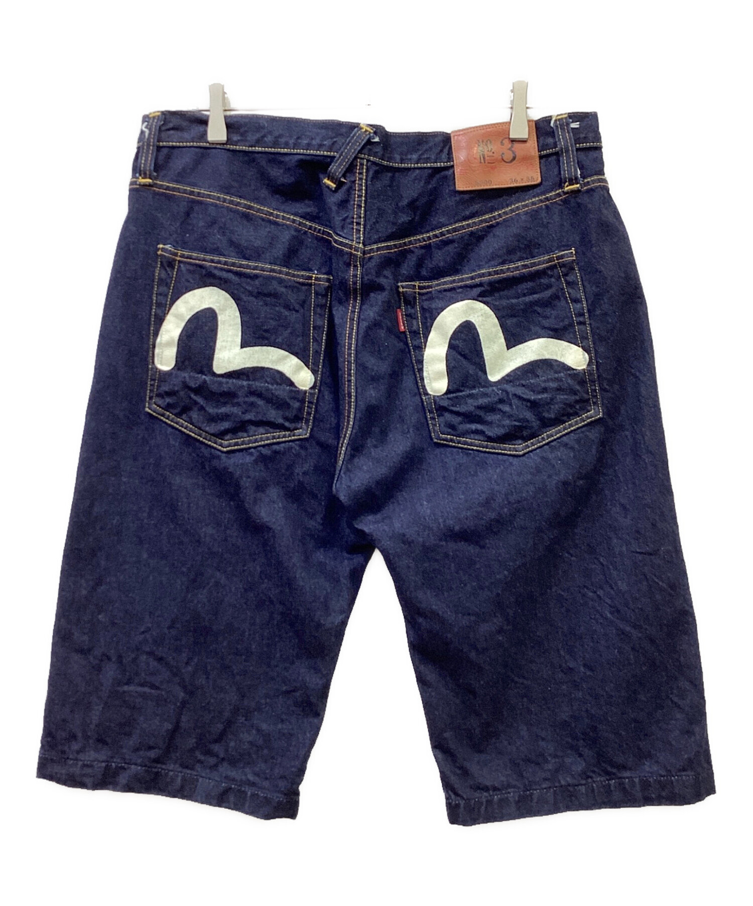 中古・古着通販】EVISU (エヴィス) デニムハーフパンツ インディゴ