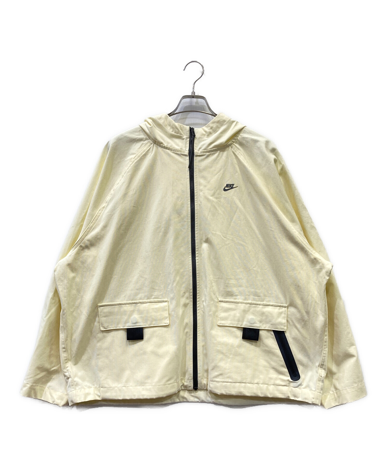 中古・古着通販】NIKE (ナイキ) フーデッドジャケット イエロー サイズ