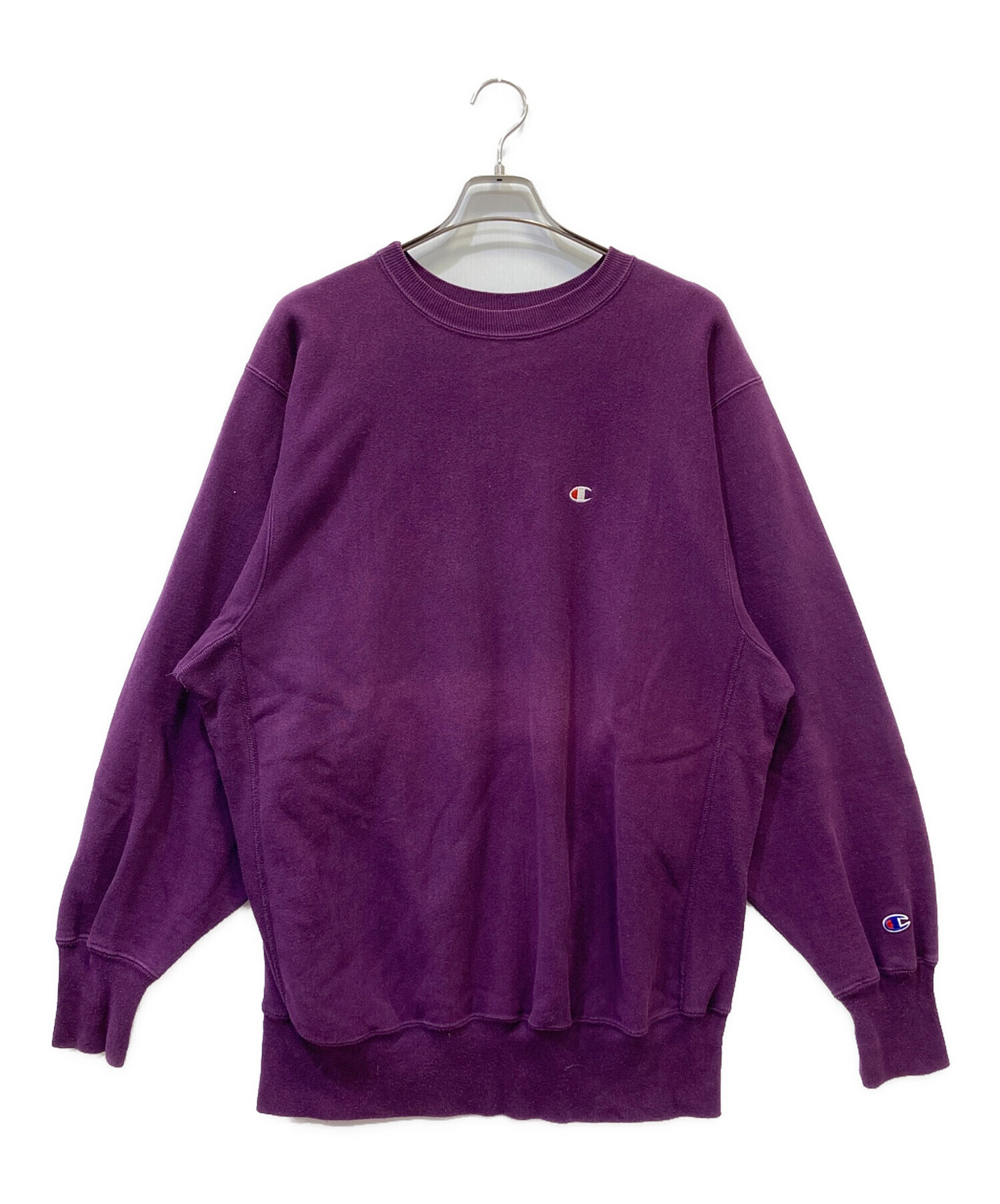 ズ*ス様 パープル チャンピオン リバースウィーブ スウェット 中古・古着通販】Champion REVERSE WEAVE (チャンピオン リバース