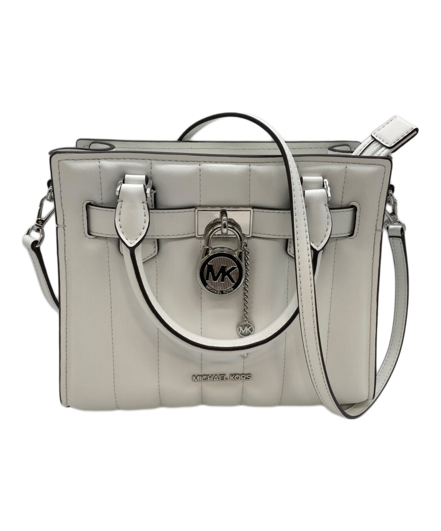 MICHAEL KORS の白の2wayバッグ 中古・古着通販】MICHAEL KORS (マイケルコース) 2WAYバッグ ホワイト