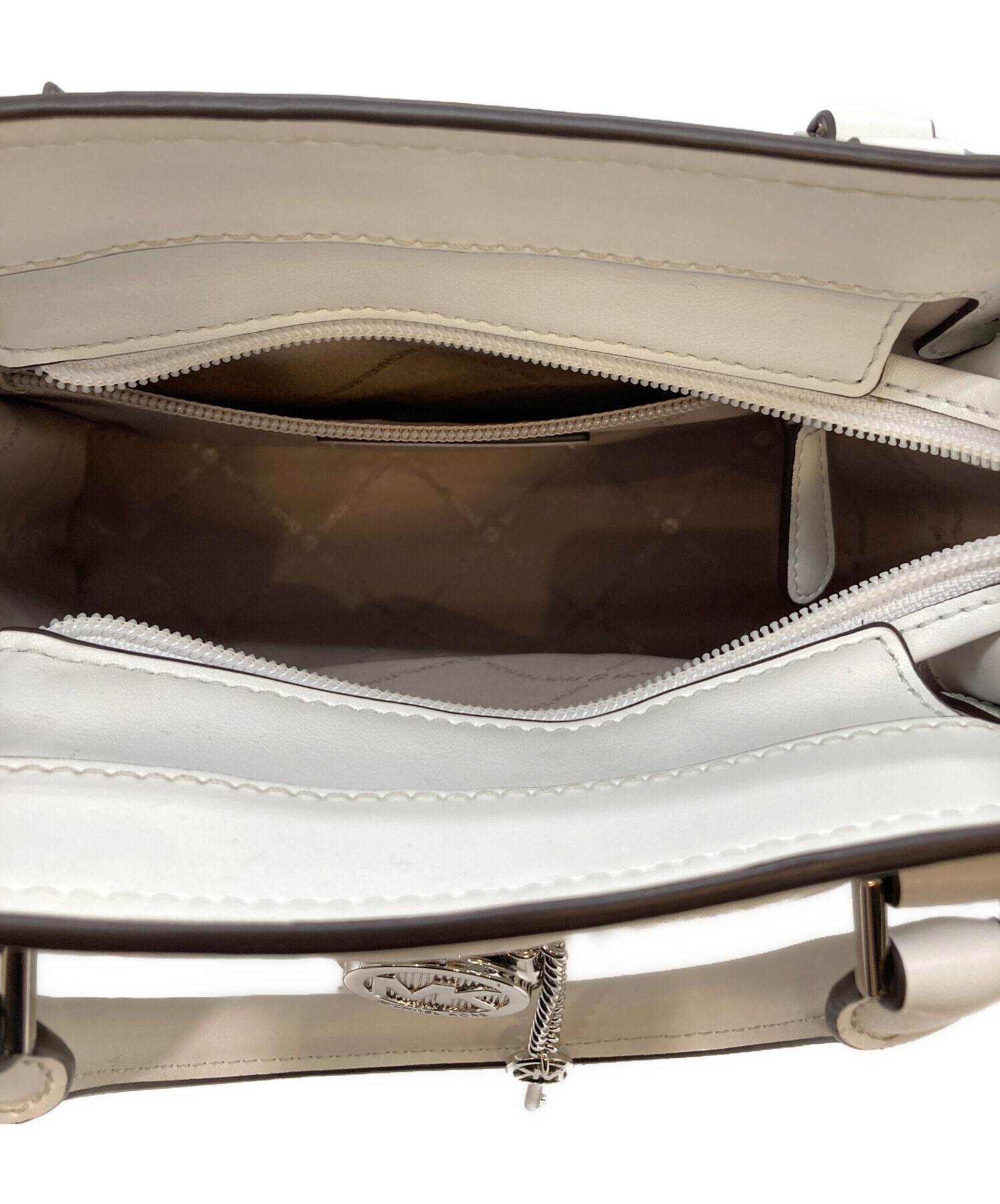 中古・古着通販】MICHAEL KORS (マイケルコース) 2WAYバッグ ホワイト
