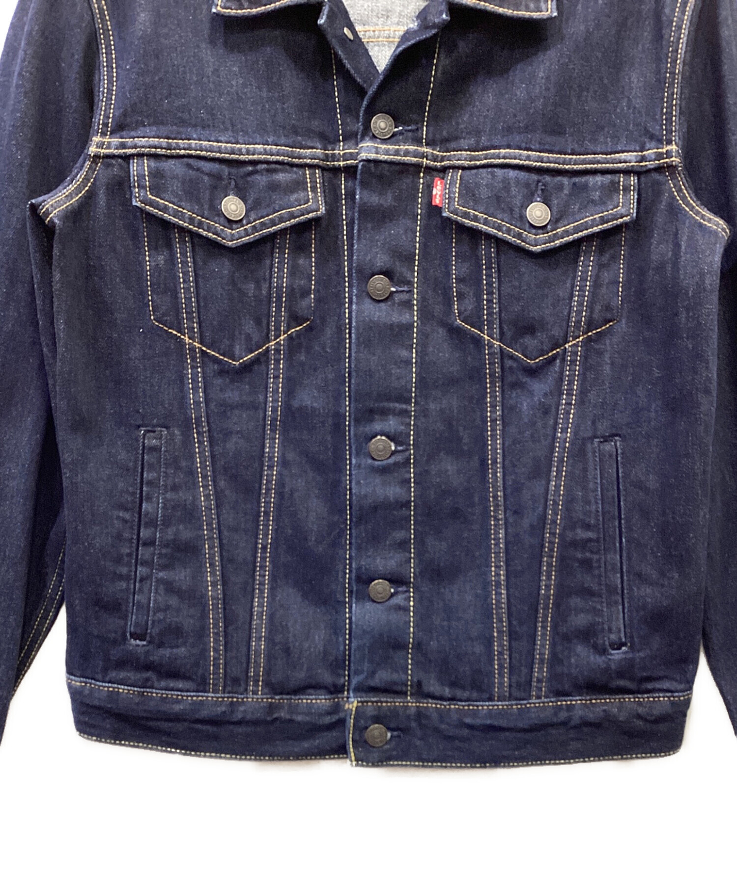 中古・古着通販】LEVI'S (リーバイス) デニムジャケット ネイビー