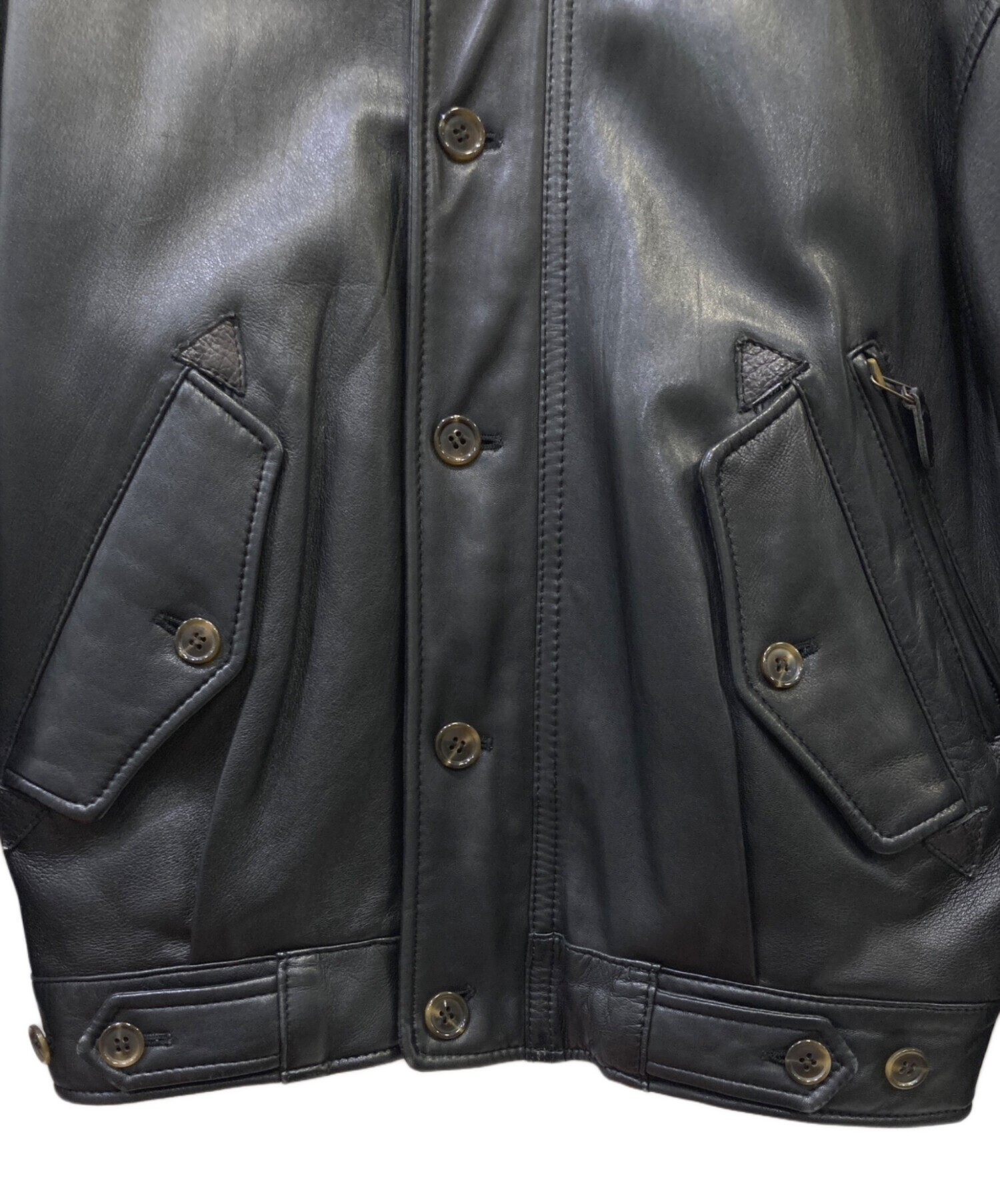 中古・古着通販】INTERMEZZO (インターメッツォ) レザージャケット