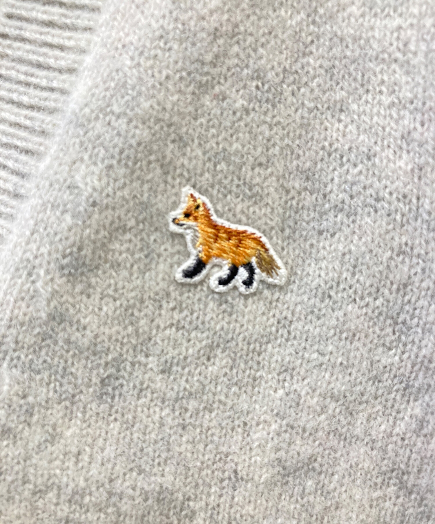 中古・古着通販】MAISON KITSUNE (メゾンキツネ) カーディガン グレー