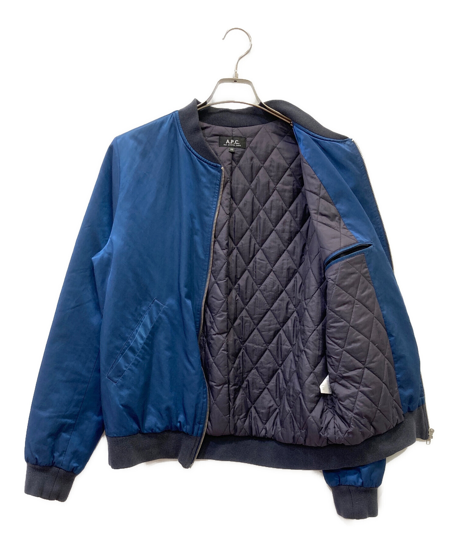 中古・古着通販】A.P.C. (アーペーセー) ナイロンジャケット ネイビー