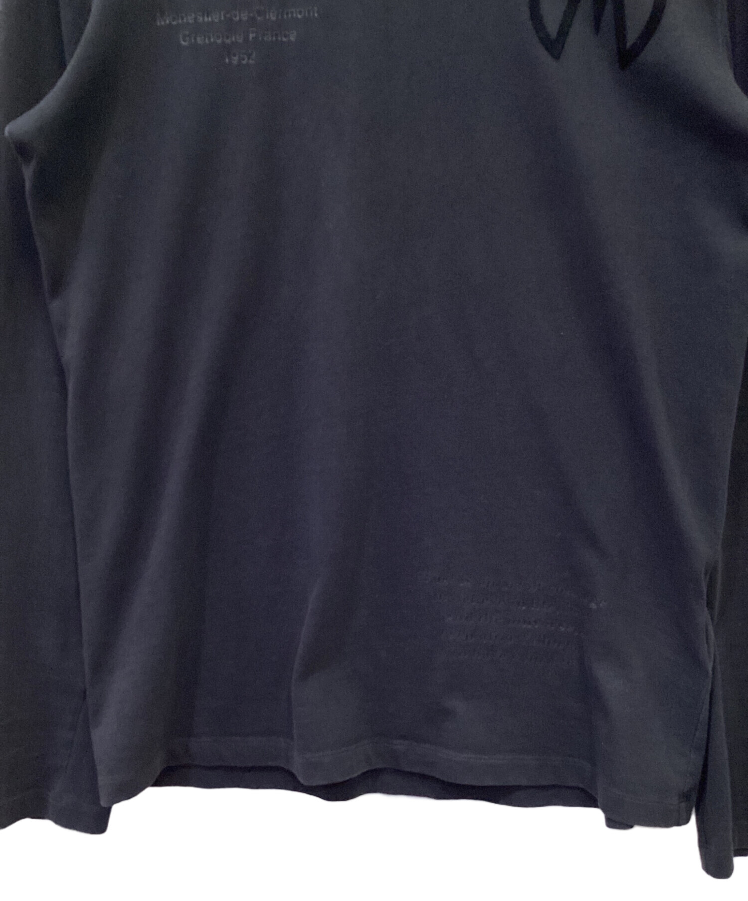 中古・古着通販】MONCLER (モンクレール) 長袖カットソー ブラック
