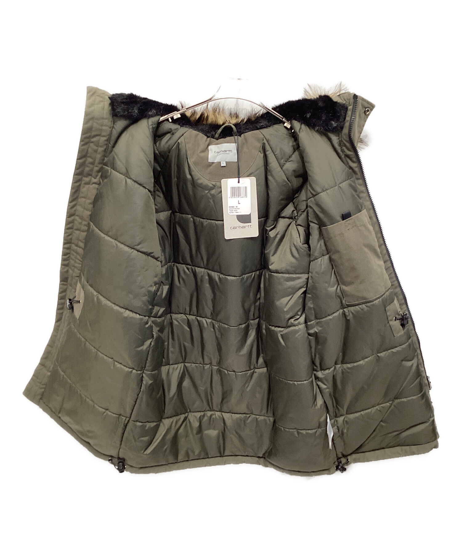 Carhartt ダウンジャケット オリーブ・ブラック 超ビッグサイズ