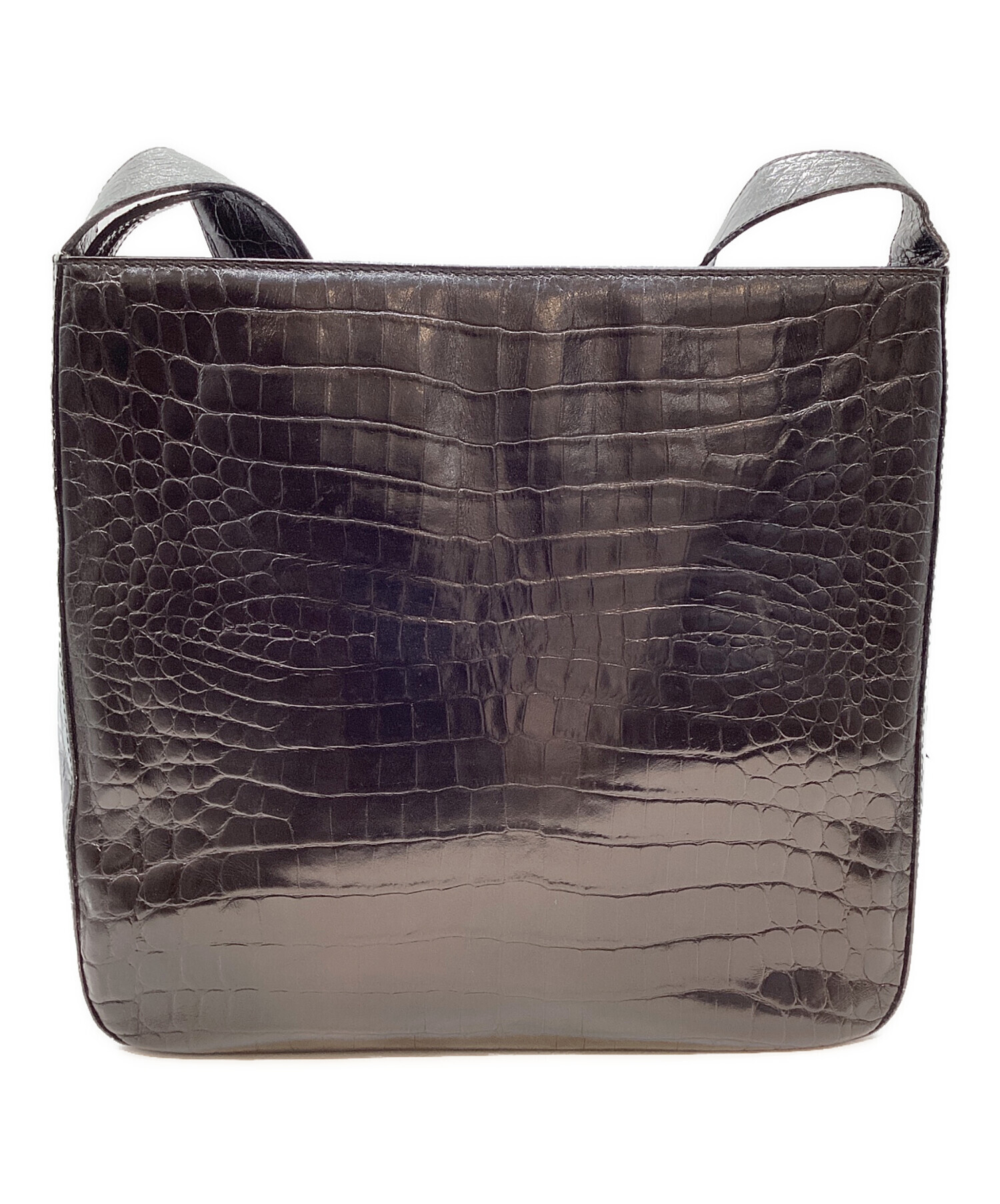 未使用品 サルヴァトーレフェラガモ スエード×レザー ショルダーバッグ D4-B 中古・古着通販】Salvatore Ferragamo (サルヴァトーレ フェラガモ