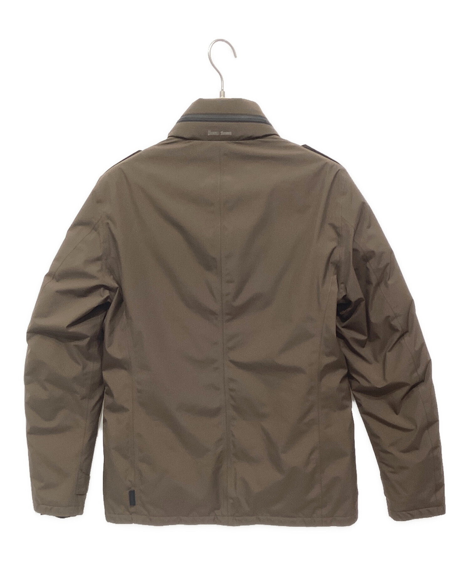 ヘルノ 134400円 ダウンジャケット チョコブラウン 46 中古・古着通販】HERNO (ヘルノ) ダウンジャケット ブラウン