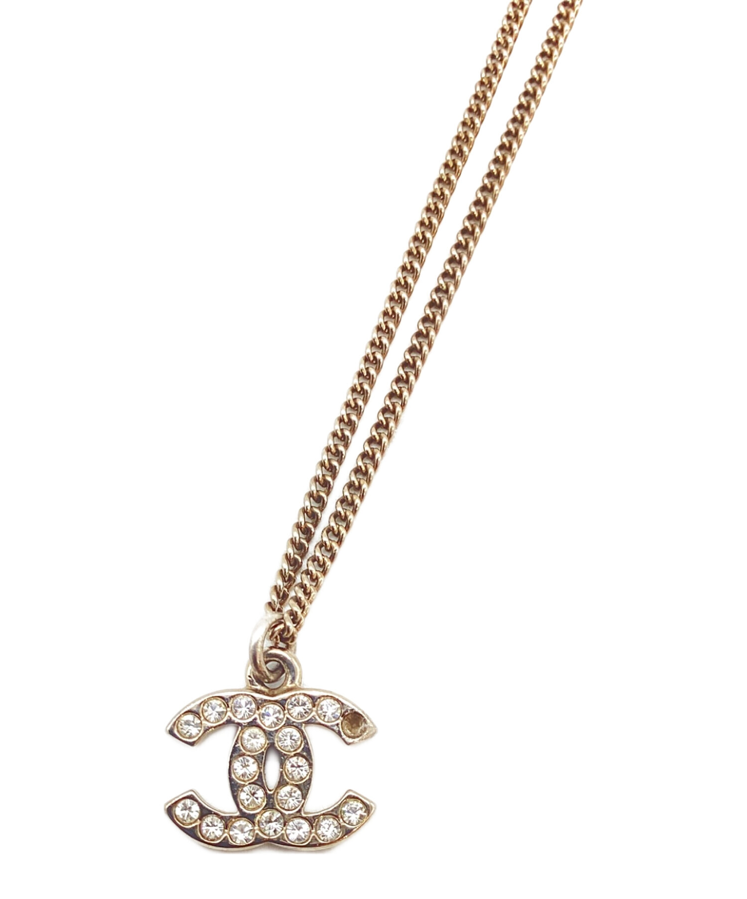 中古・古着通販】CHANEL (シャネル) ココマークラインストーン