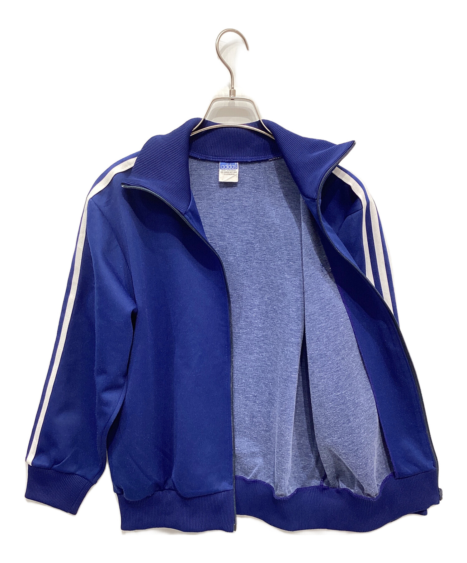  トラックジャケット　ネイビー　Mサイズ 中古・古着通販】adidas (アディダス) トラックジャケット ネイビー