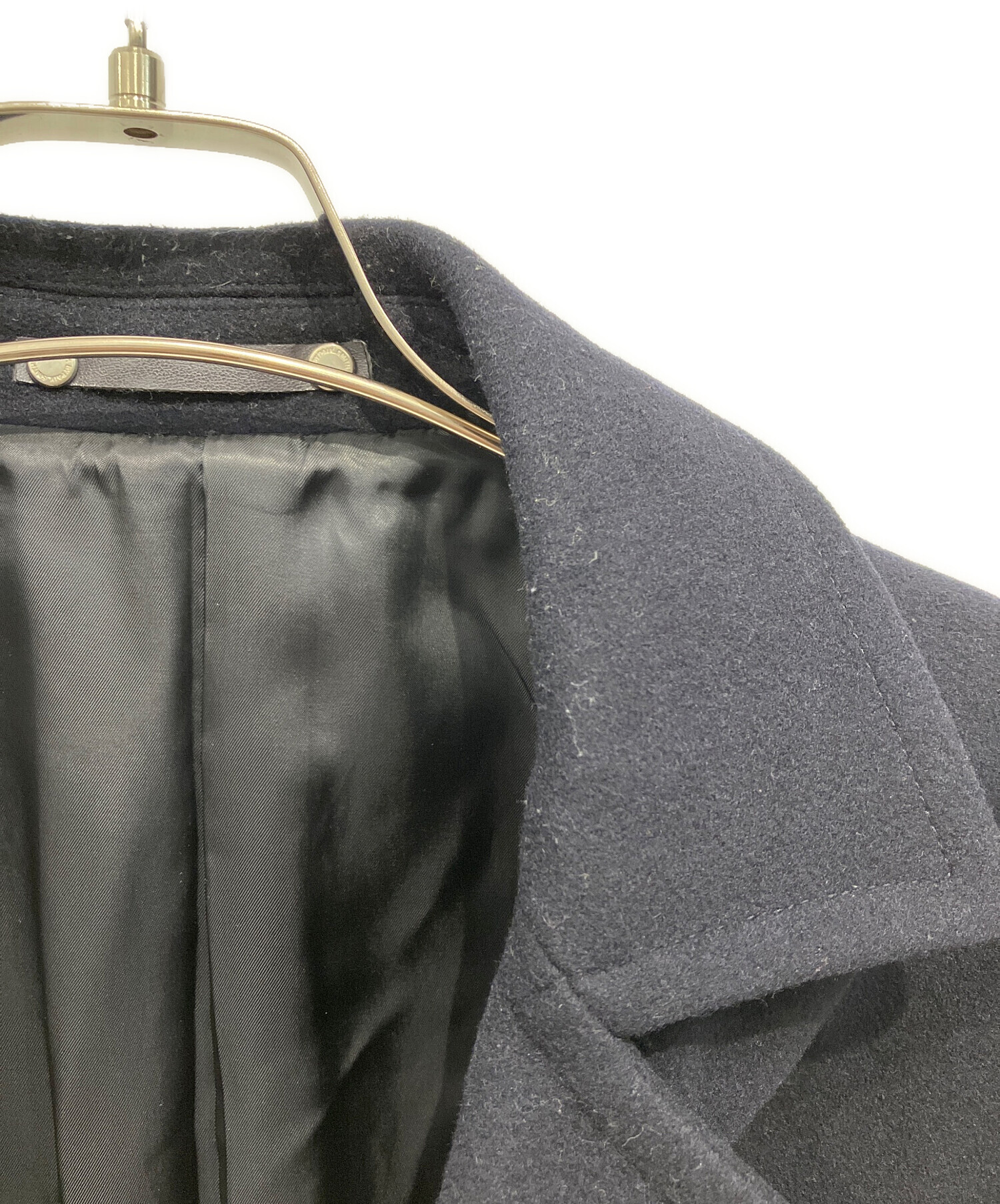 中古・古着通販】PAUL SMITH (ポールスミス) シングルPコート ネイビー