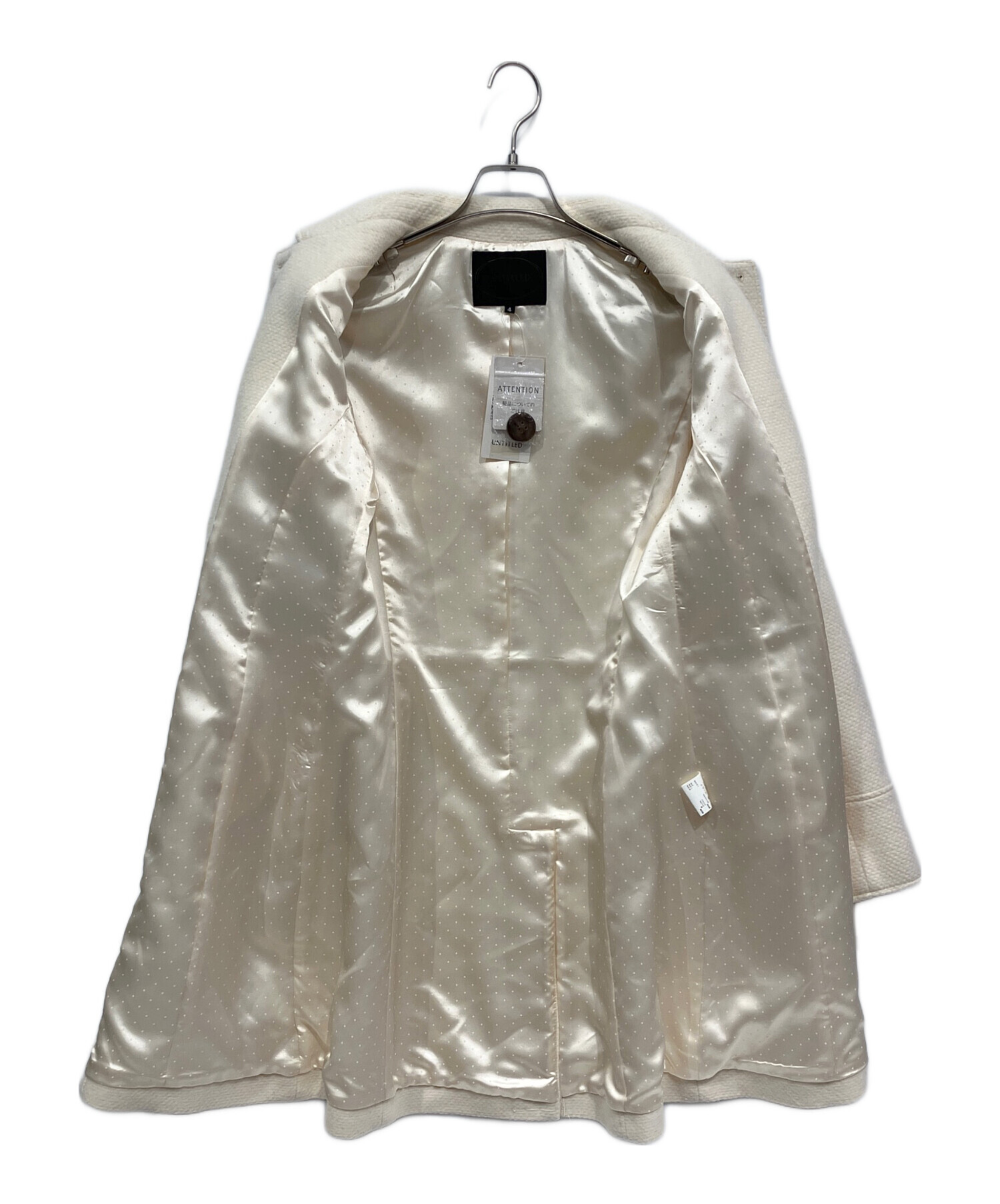 とまと様　ご依頼品 中古・古着通販】UNTITLED (アンタイトル) アンゴラ混コート