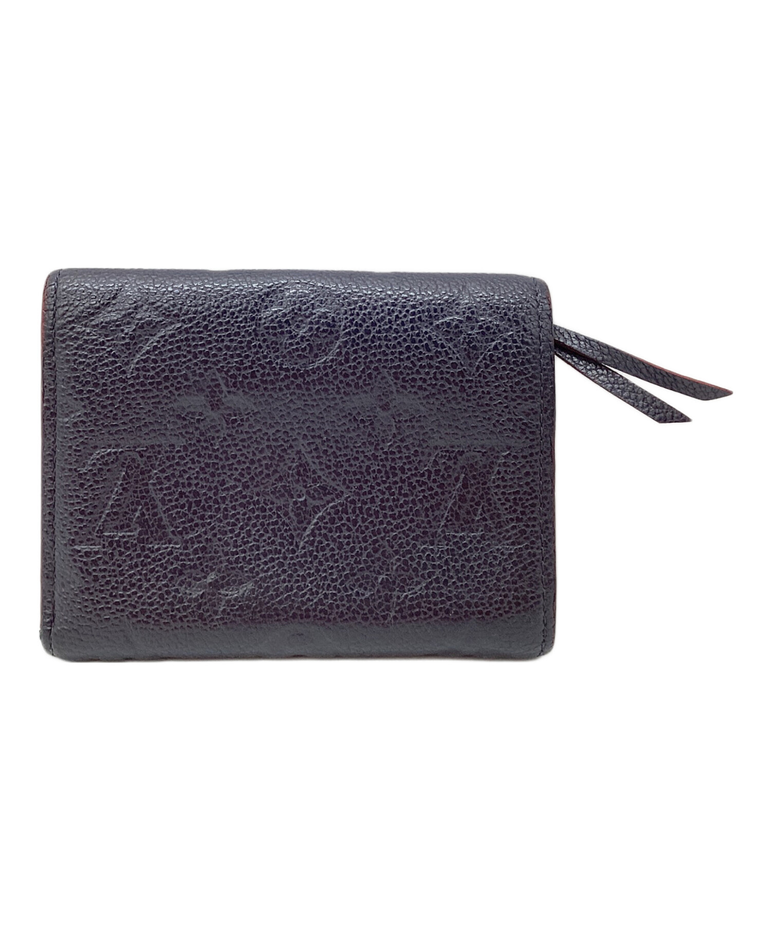 正規品】LOUIS VUITTON 三つ折り財布 ネイビー ネイビー（紺）系 Louis