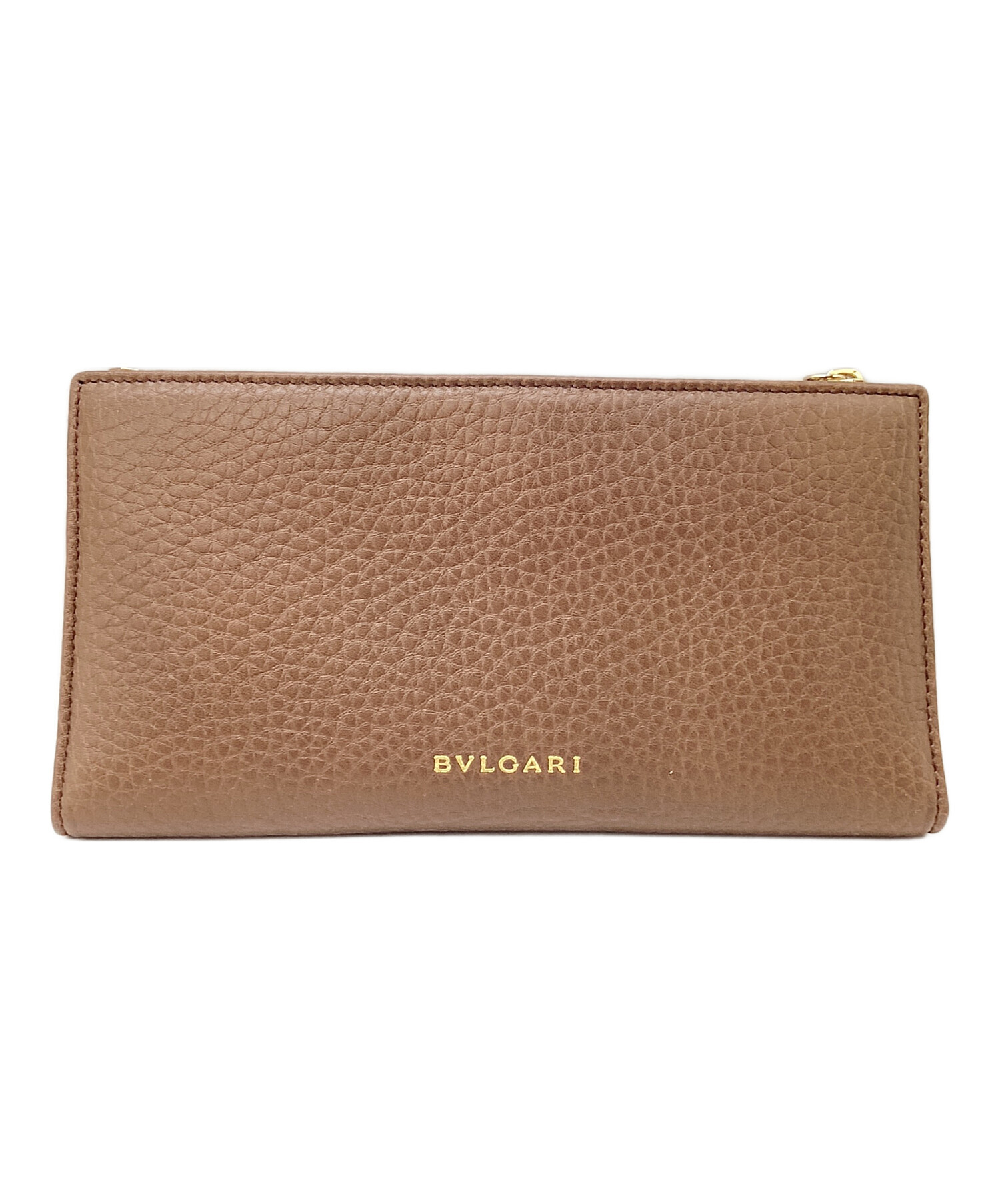 中古・古着通販】BVLGARI (ブルガリ) 長財布 ブラウン｜ブランド・古着