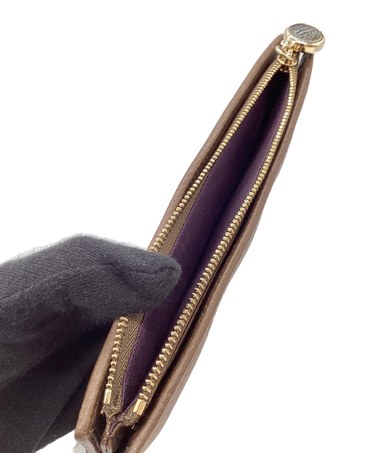 中古・古着通販】BVLGARI (ブルガリ) 長財布 ブラウン｜ブランド・古着