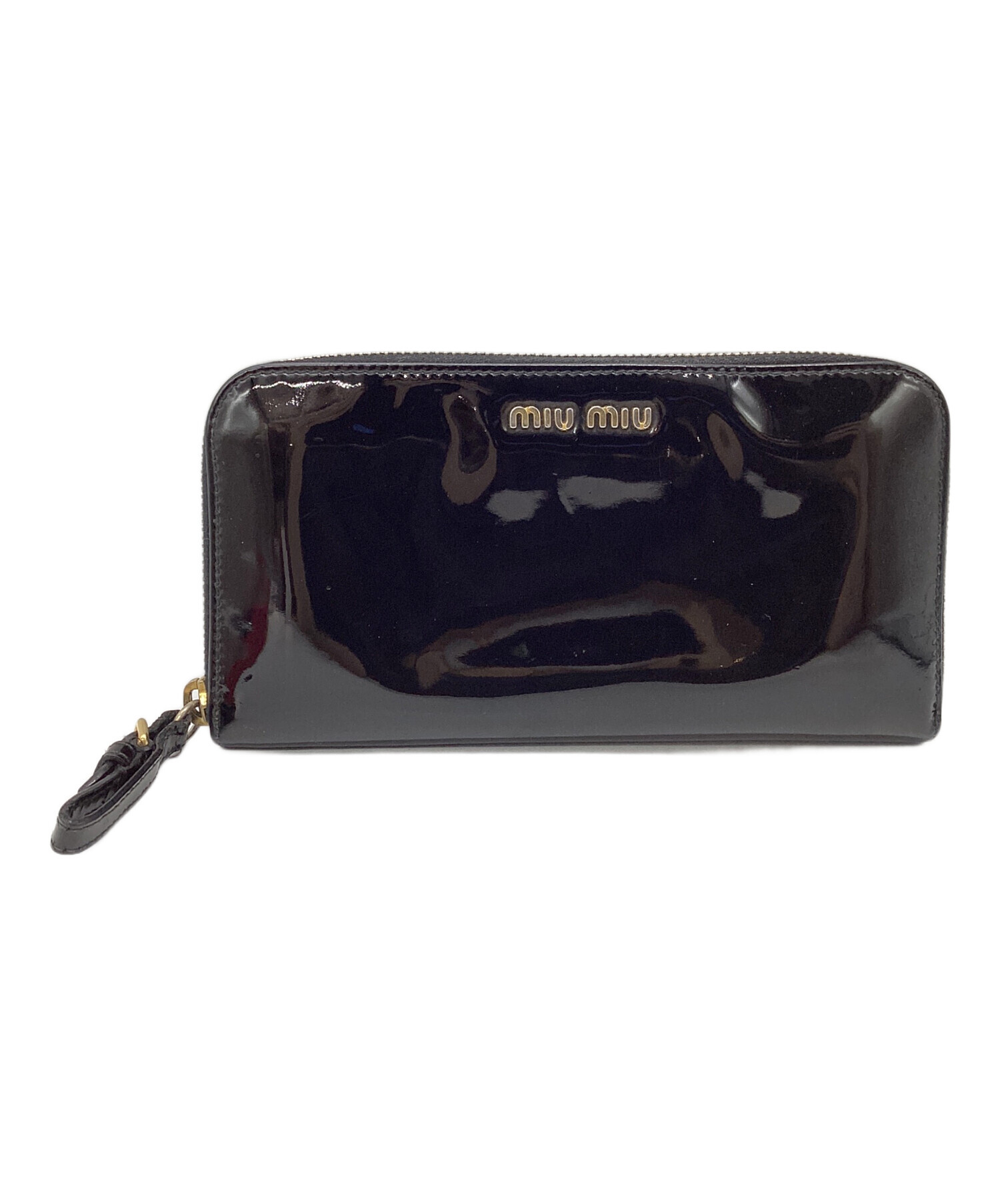 中古・古着通販】MIU MIU (ミュウミュウ) ラウンドファスナー長財布 