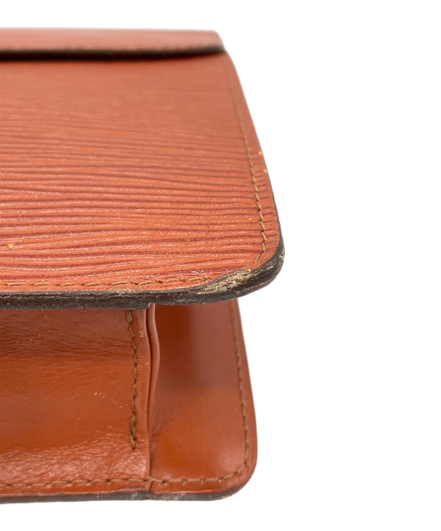 Louis Vuitton クラッチバッグ ダークブラウン 中古・古着通販】LOUIS VUITTON (ルイ ヴィトン) クラッチバッグ