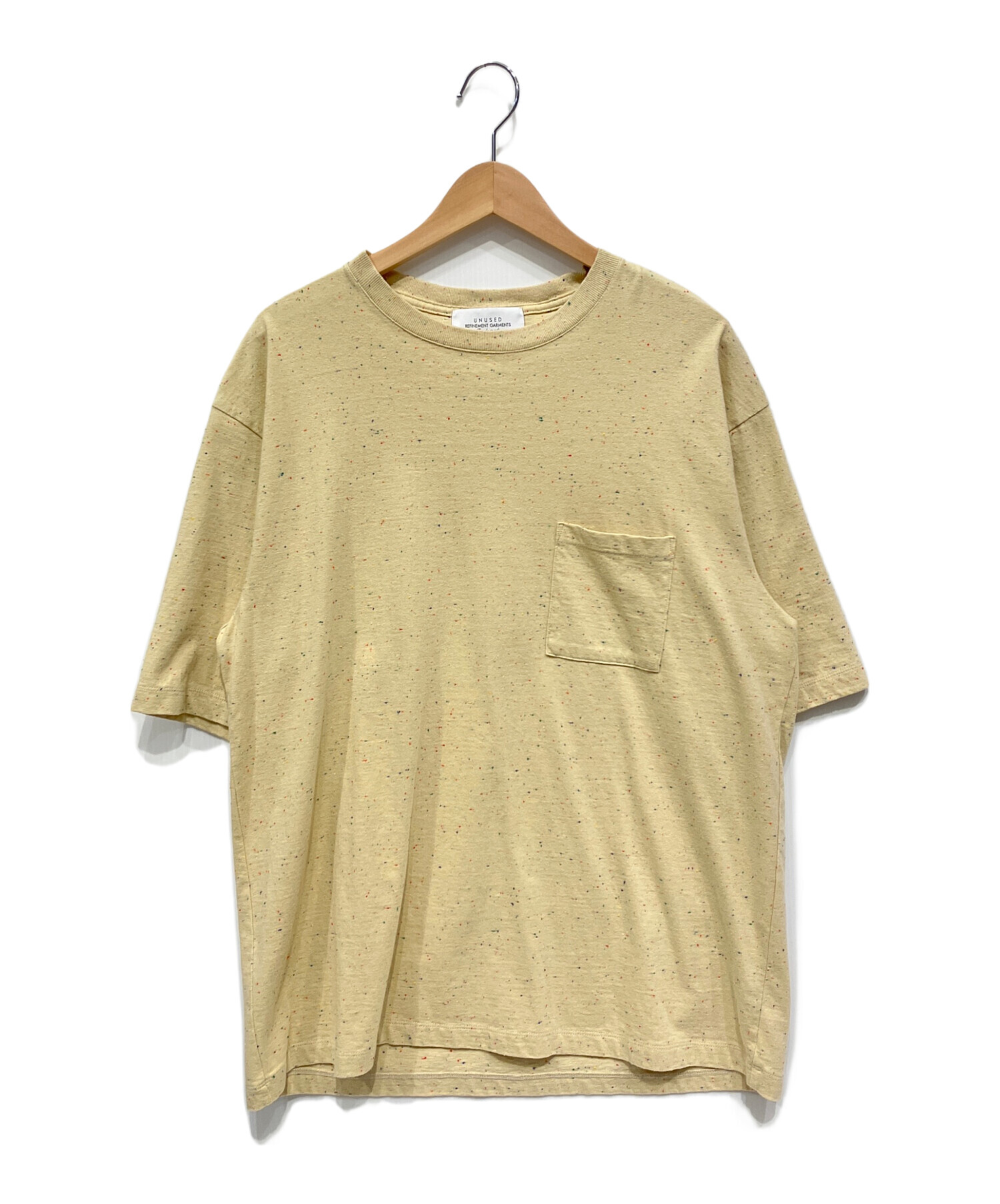 中古・古着通販】UNUSED (アンユーズド) ポケットTシャツ ベージュ 