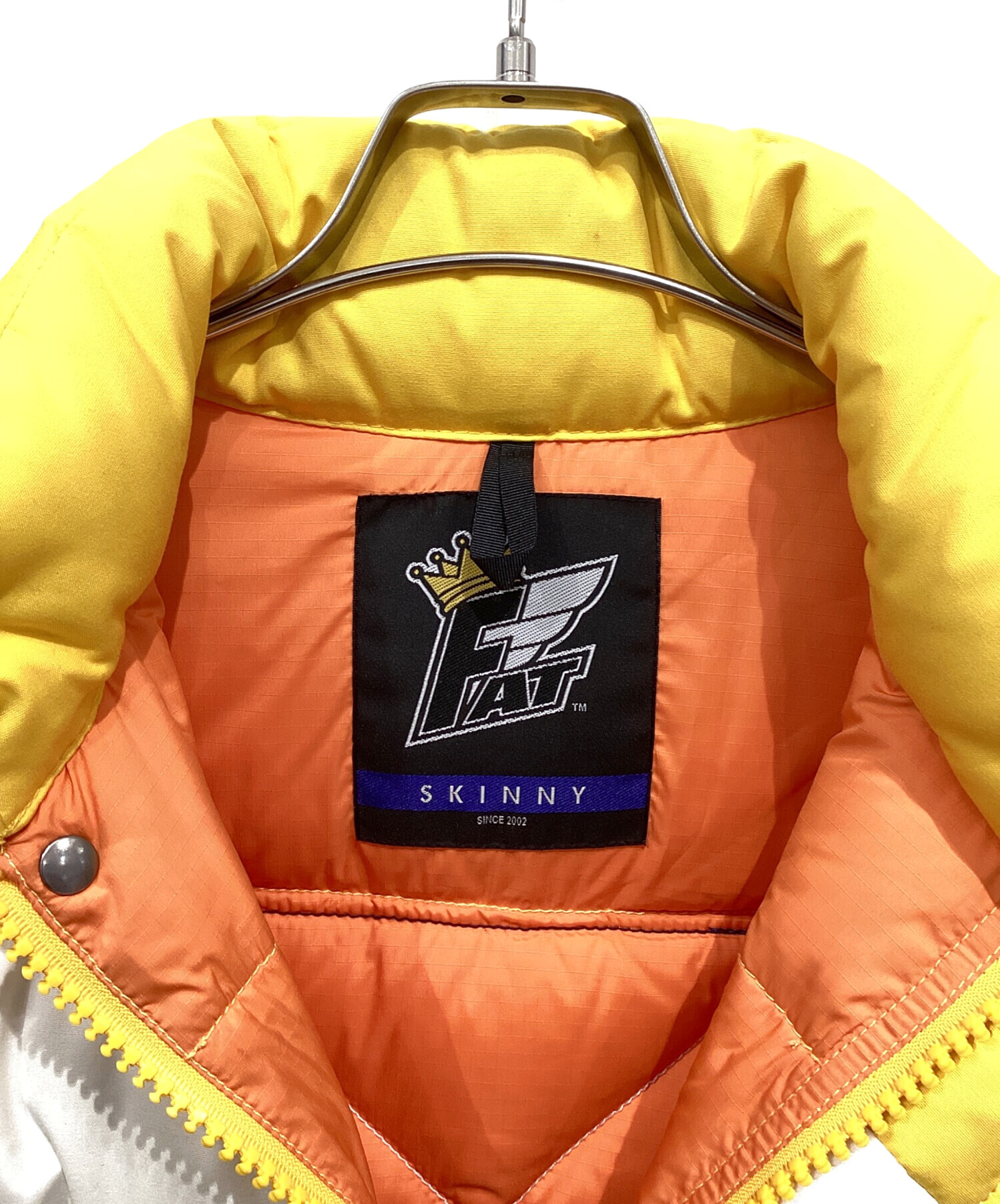 中古・古着通販】FAT (エフエーティー) ダウンジャケット イエロー