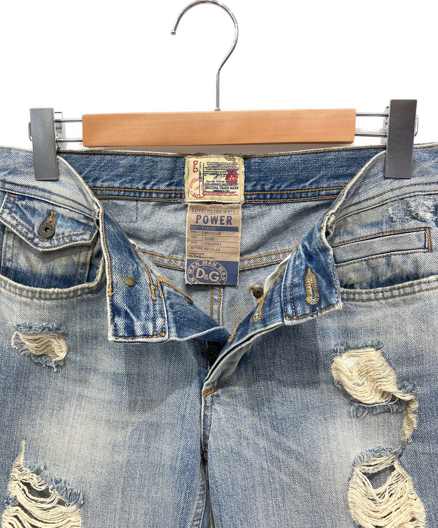 中古・古着通販】DOLCE & GABBANA (ドルチェ＆ガッバーナ) ダメージ 