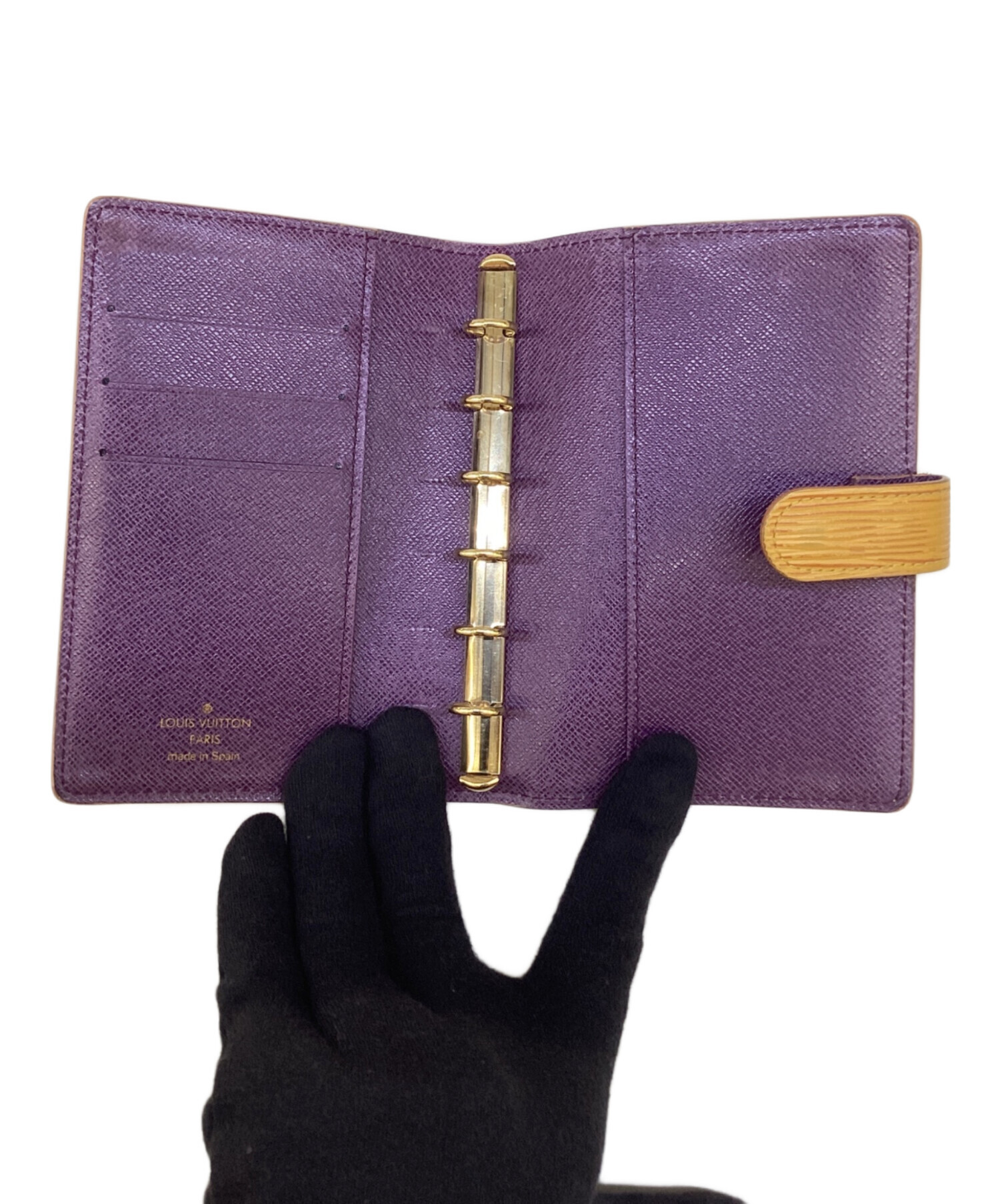 中古・古着通販】LOUIS VUITTON (ルイ ヴィトン) 手帳カバー イエロー