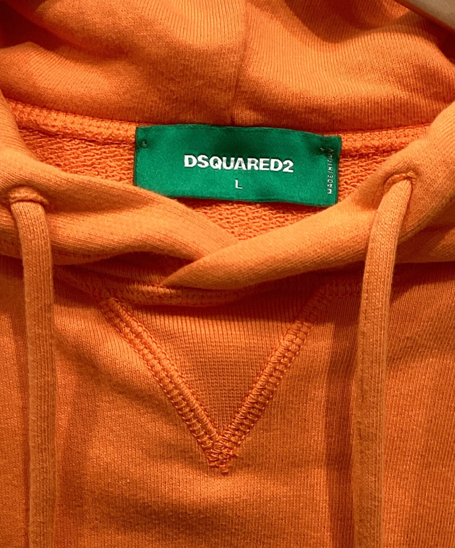 中古・古着通販】DSQUARED2 (ディースクエアード) パーカー オレンジ