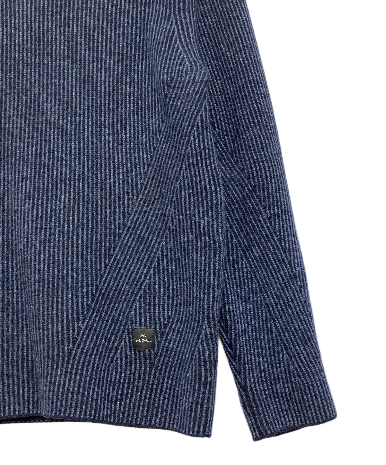 中古・古着通販】PAUL SMITH (ポールスミス) ウールニット ネイビー