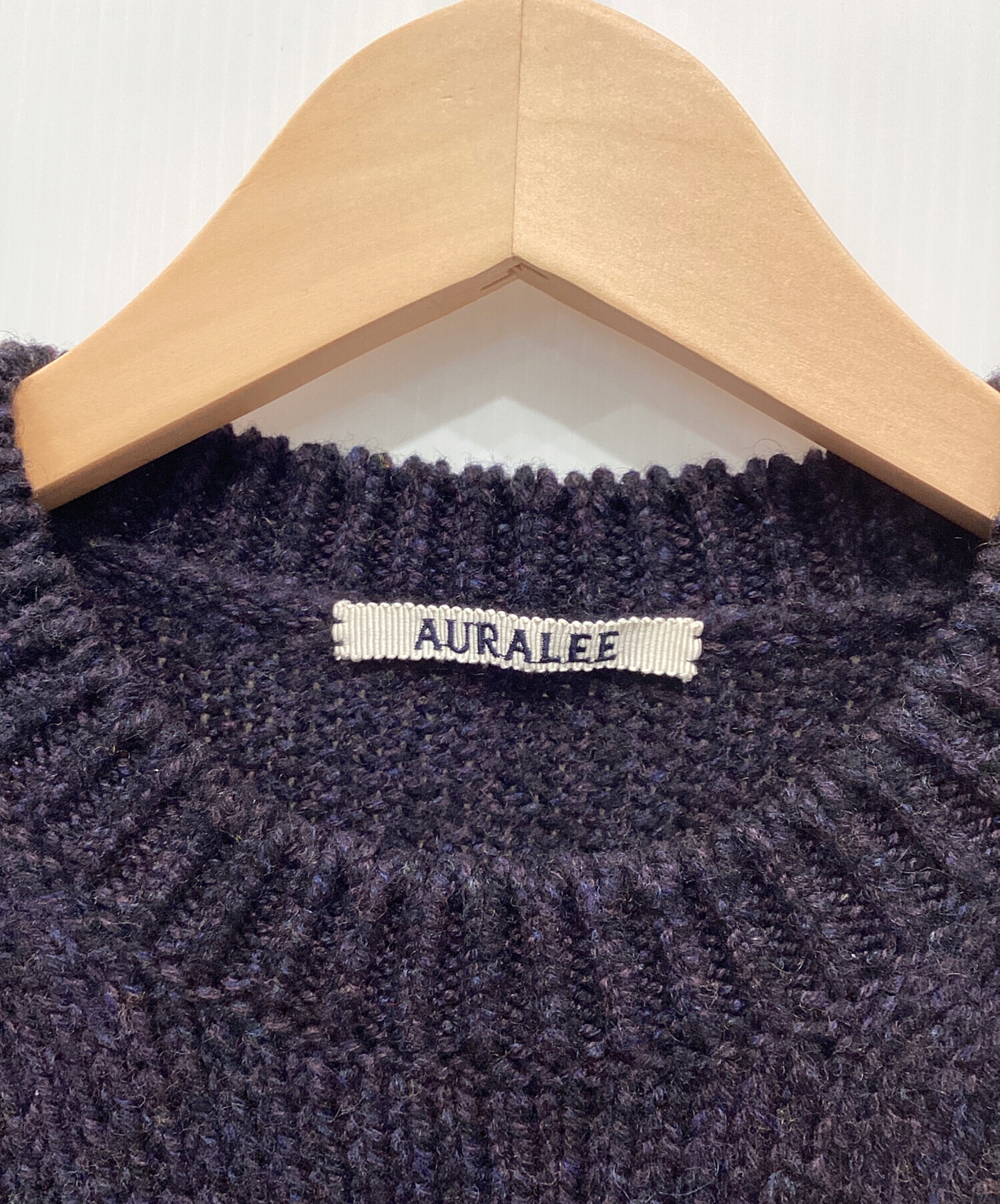 中古・古着通販】AURALEE (オーラリー) CAMEL WOOL MIX KNIT P/O